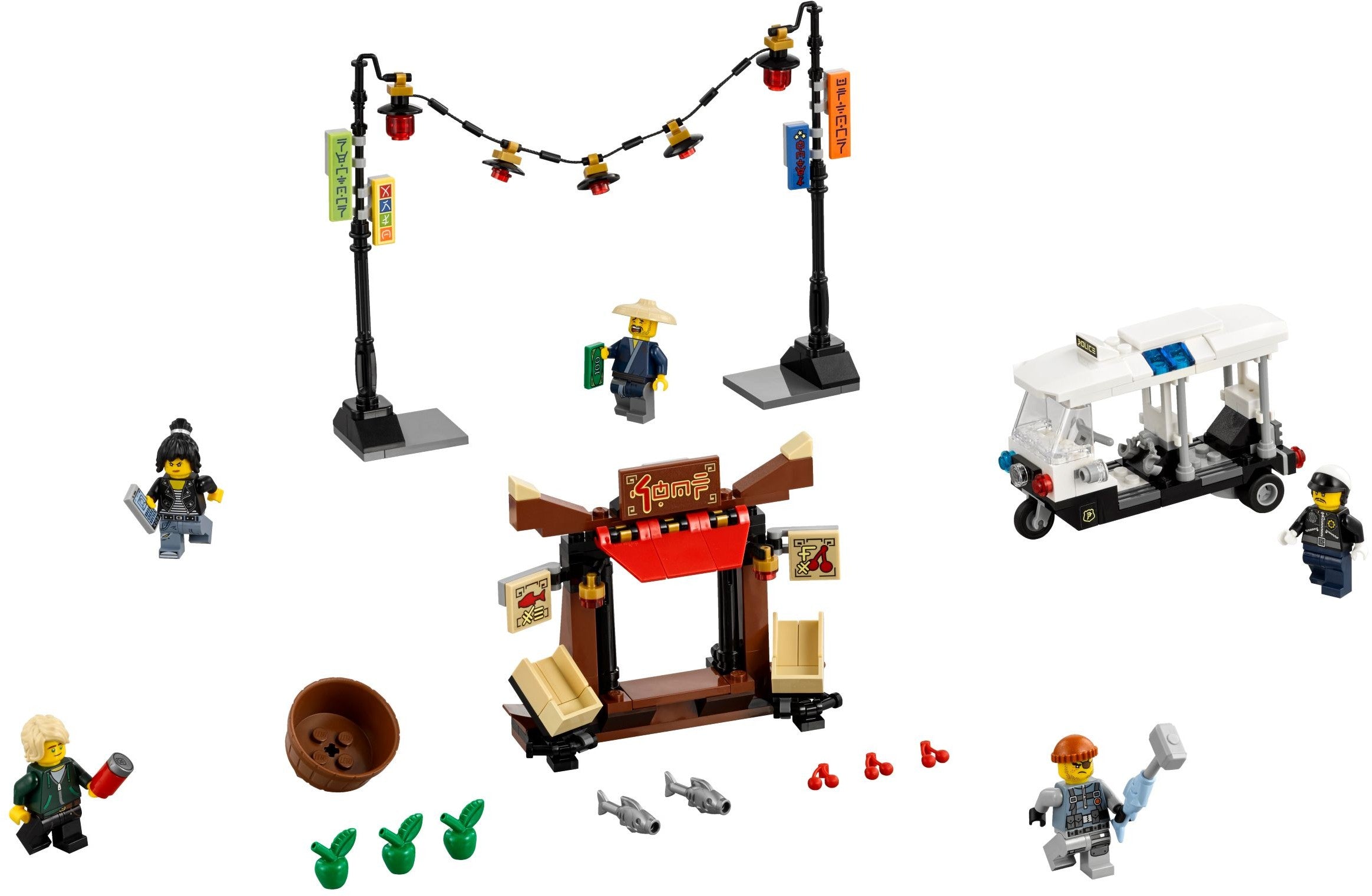 LEGO The LEGO Ninjago Movie Verfolgungsjagd in Ninjago 70607