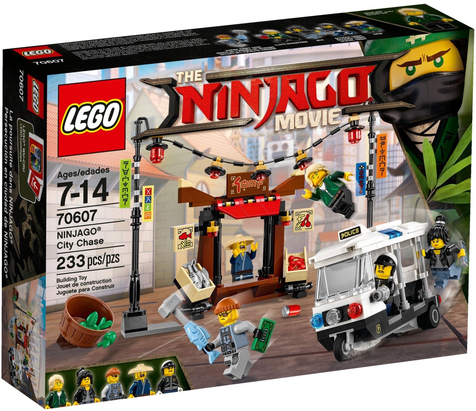LEGO The LEGO Ninjago Movie Verfolgungsjagd in Ninjago 70607