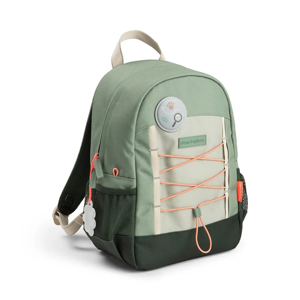 Done by Deer Junior Rucksack Tiny trails Grün 13 L