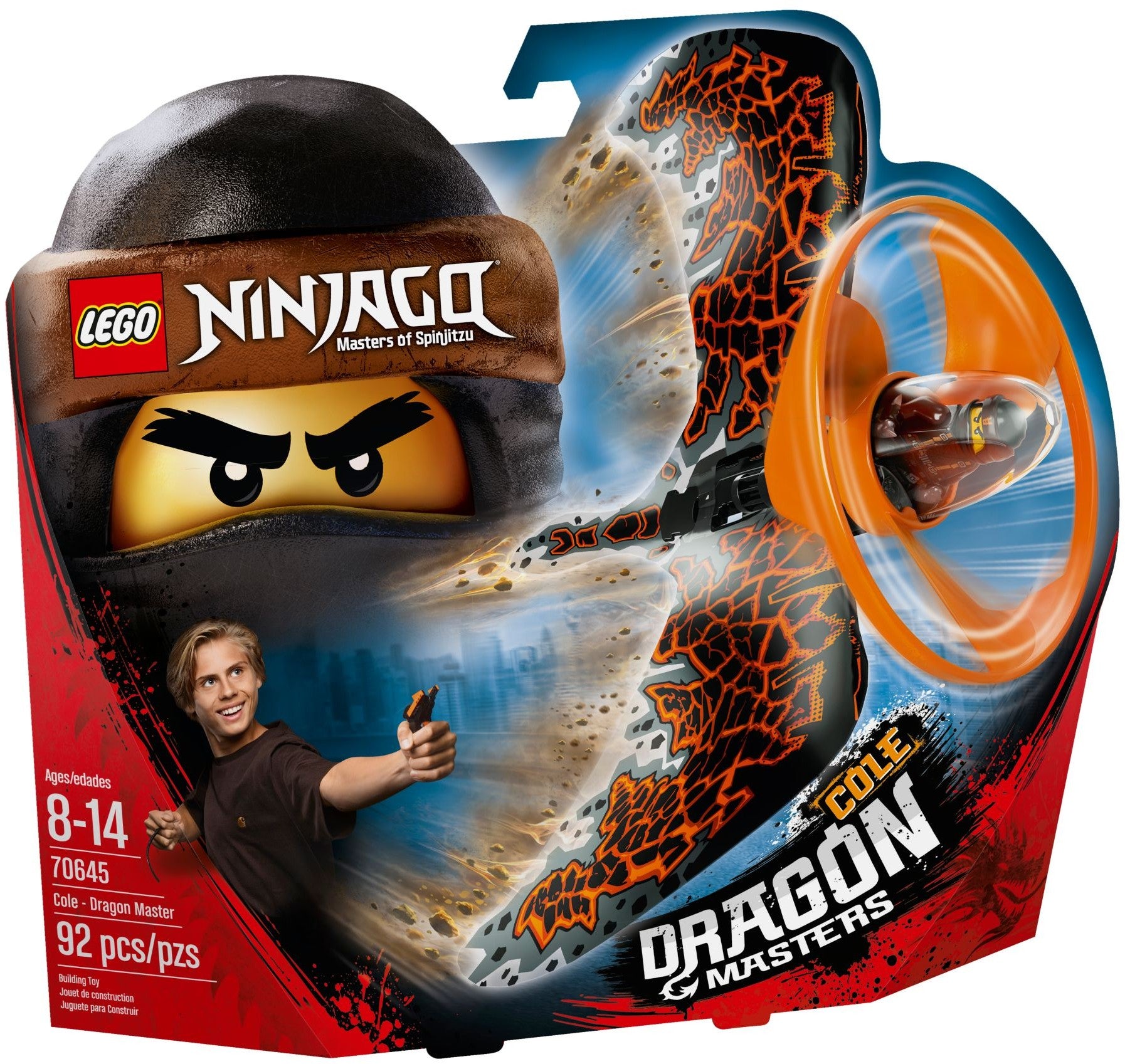 LEGO Ninjago Drachenmeister Cole 70645