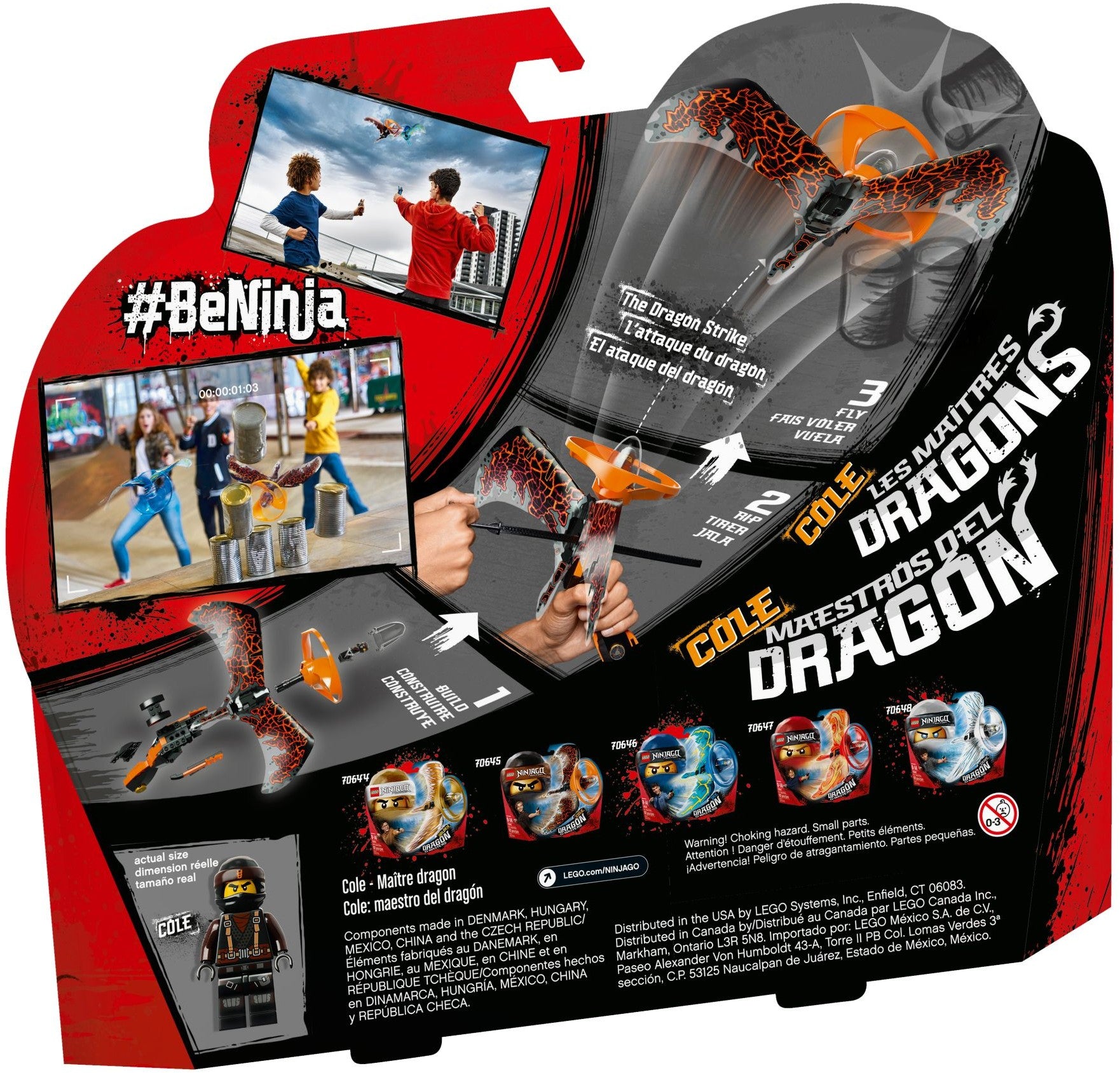 LEGO Ninjago Drachenmeister Cole 70645