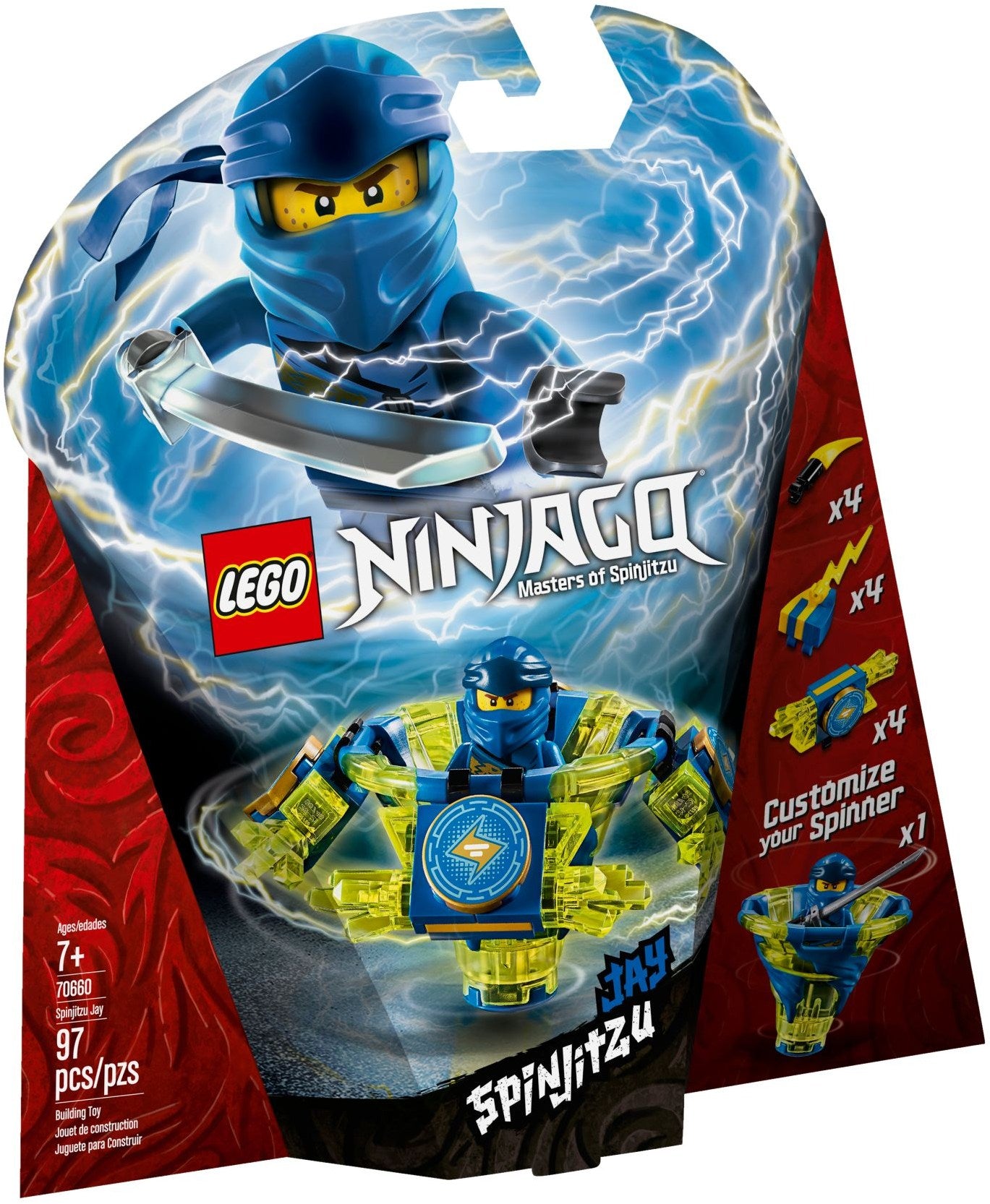 LEGO Ninjago Spinjitzu Jay 70660