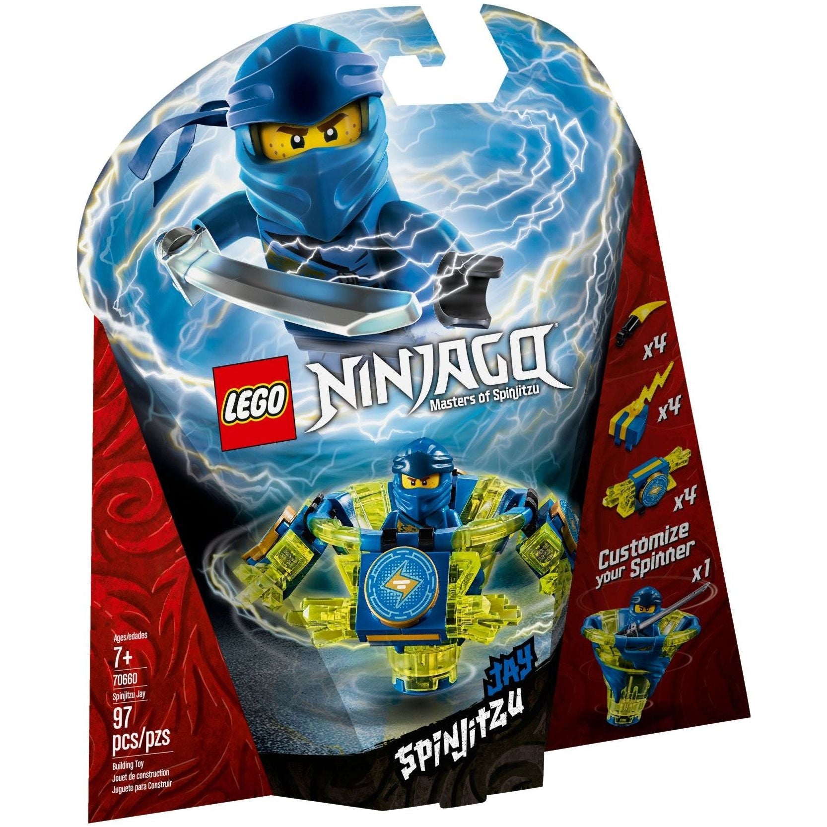 LEGO Ninjago Spinjitzu Jay 70660