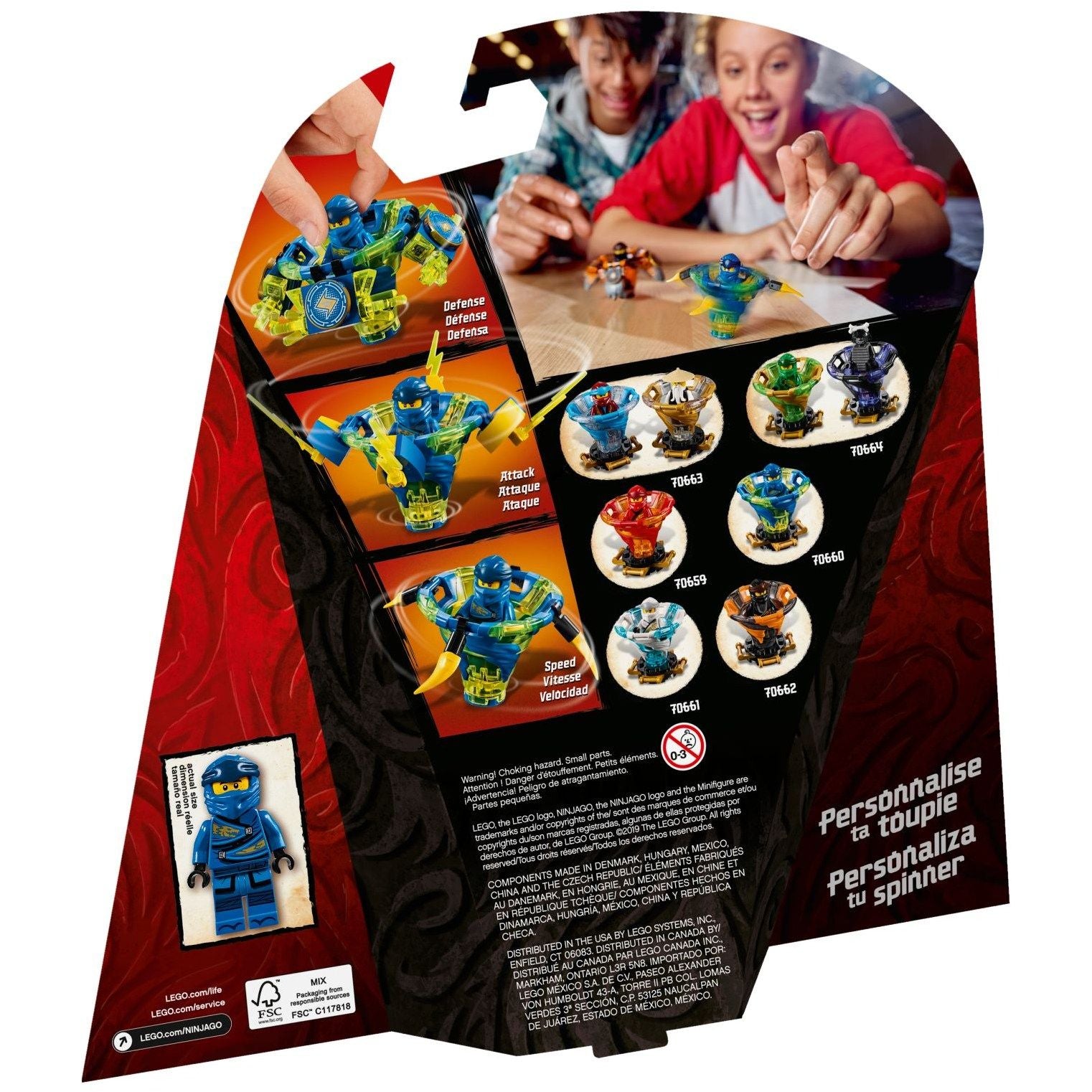 LEGO Ninjago Spinjitzu Jay 70660