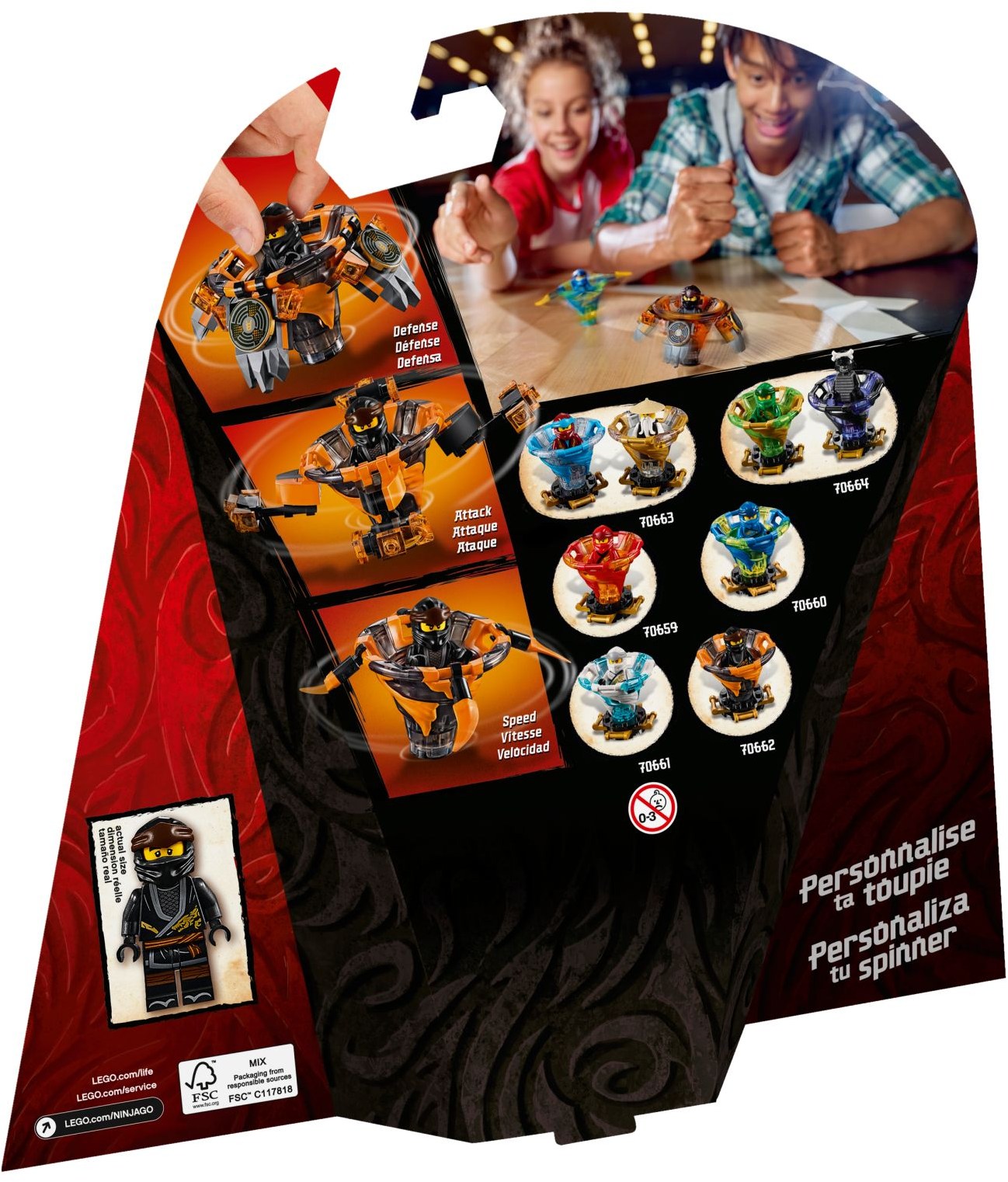 LEGO Ninjago Spinjitzu Cole 70662