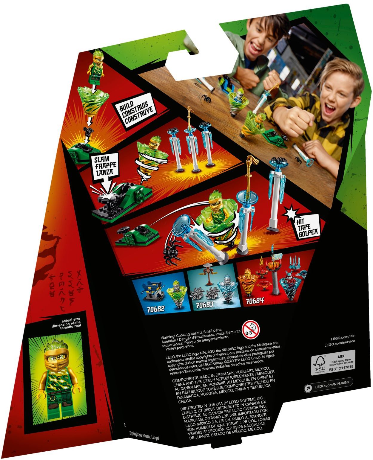 LEGO Ninjago Spinjitzu Slam Lloyd 70681