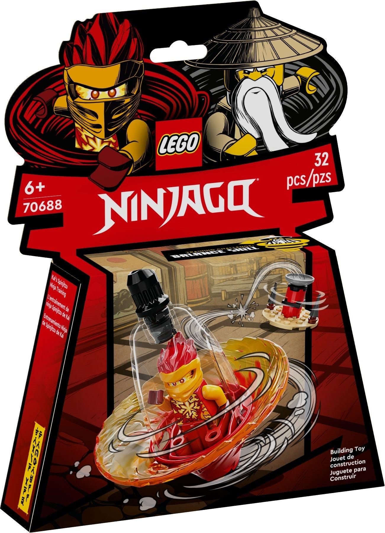 LEGO Ninjago Kais Spinjitzu-Ninjatraining 70688