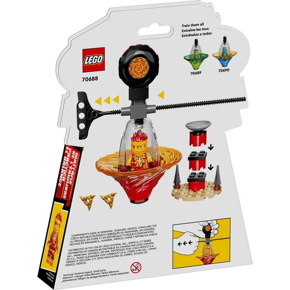 <transcy>LEGO NINJAGO Entraînement au Spinjitzu de Kai 70688</transcy>