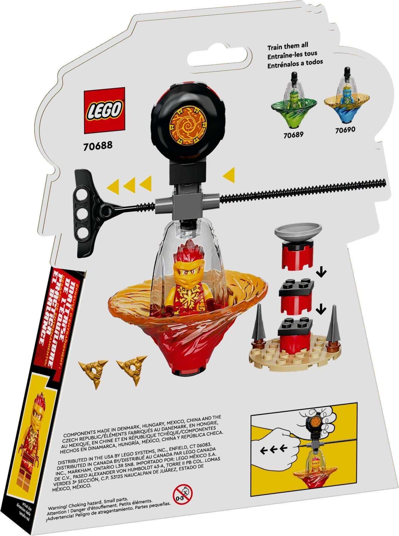 LEGO Ninjago Kais Spinjitzu-Ninjatraining 70688