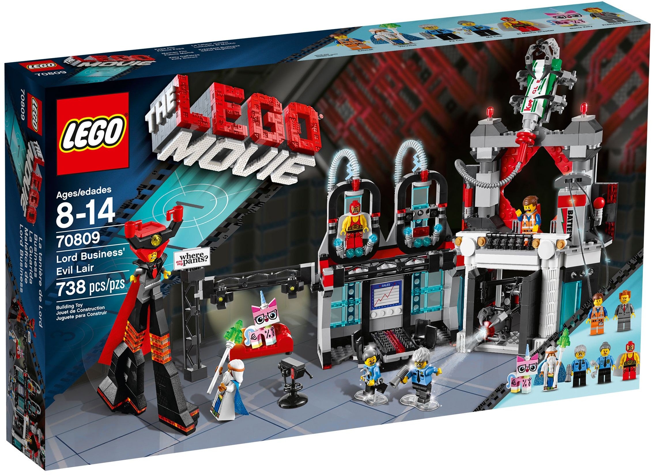 LEGO Movie Lord Business Hauptzentrale 70809