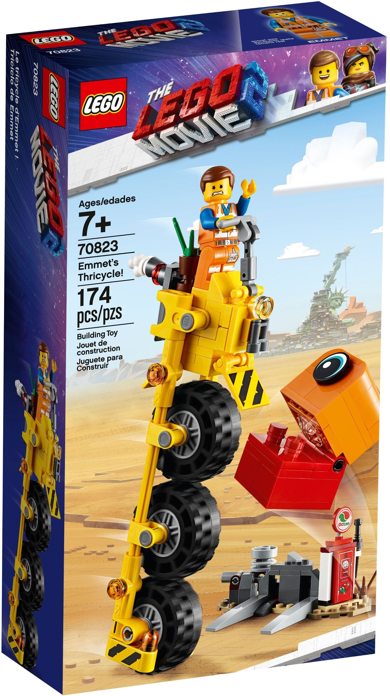 LEGO Lego Movie 2 Emmets Dreirad 70823