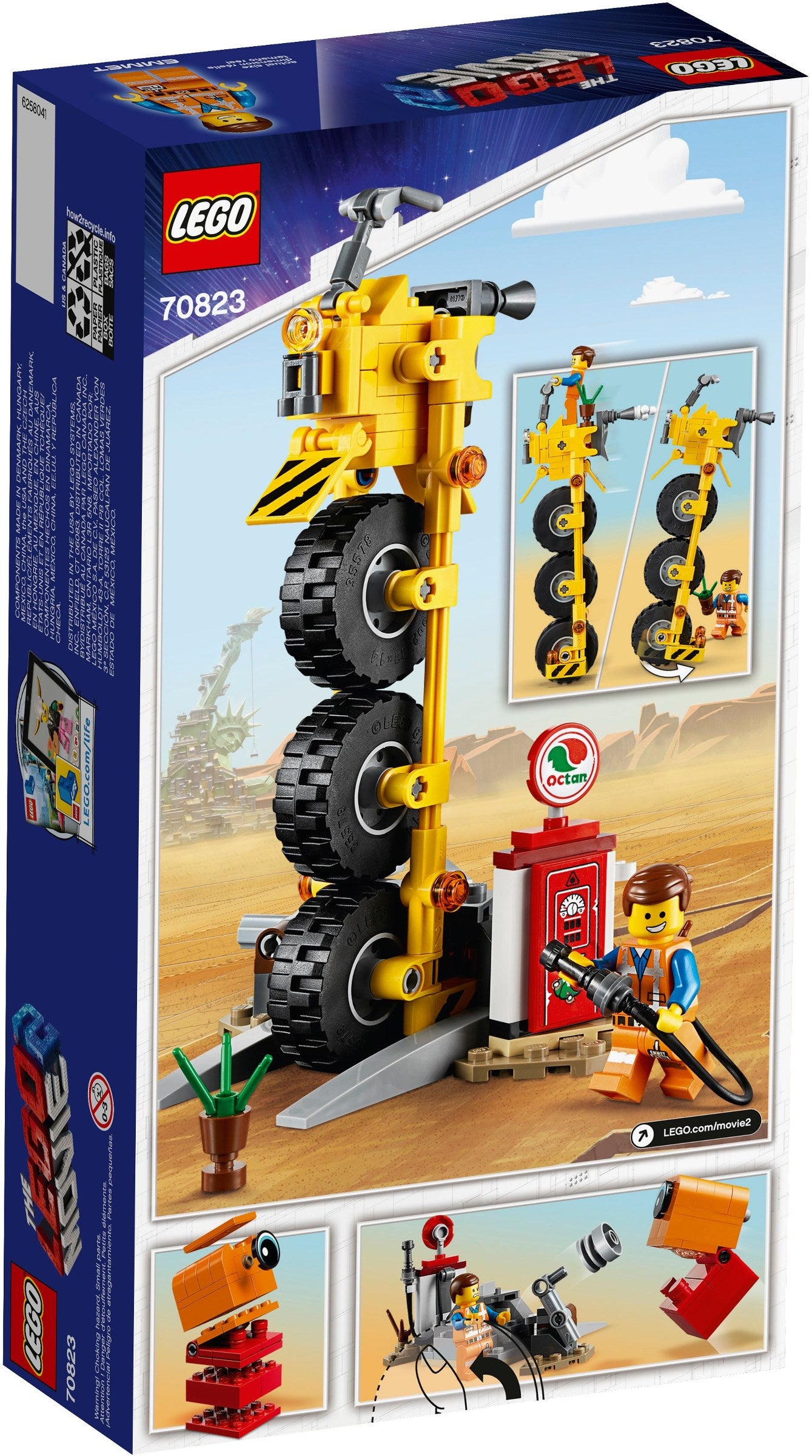 LEGO Lego Movie 2 Emmets Dreirad 70823