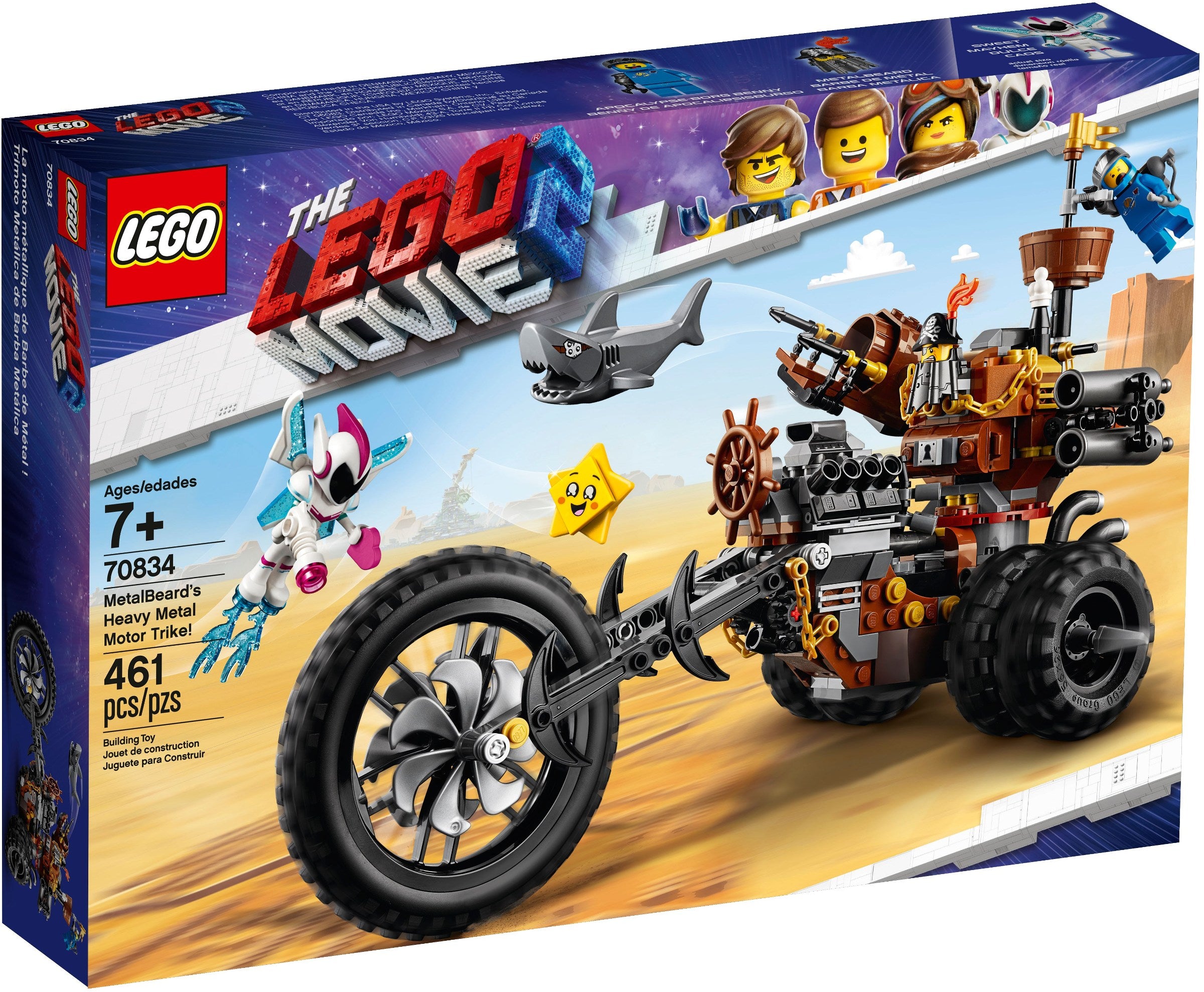 LEGO Movie MetalBeard's Heavy Metal Motor Trike 70834