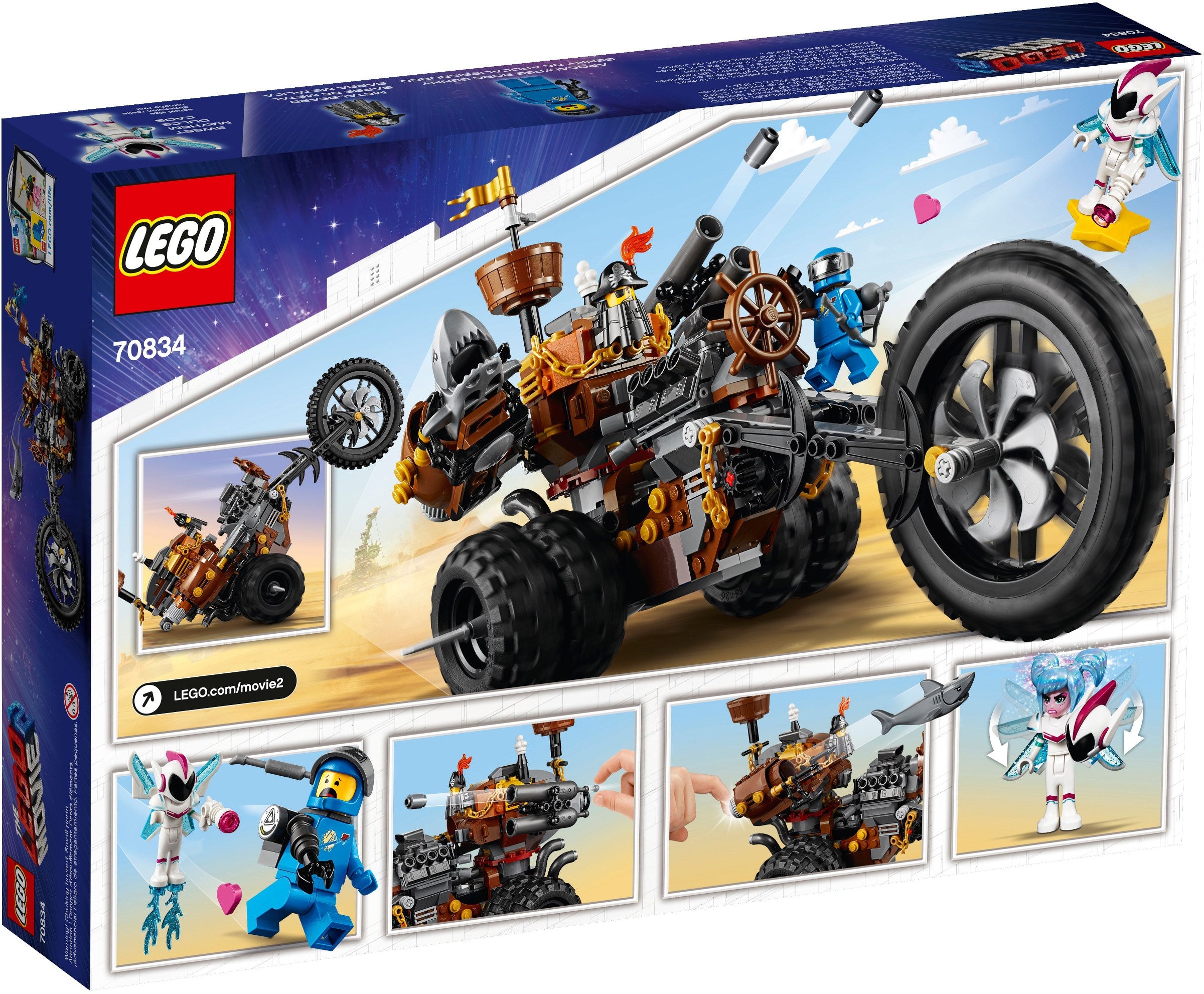 LEGO Movie MetalBeard's Heavy Metal Motor Trike 70834