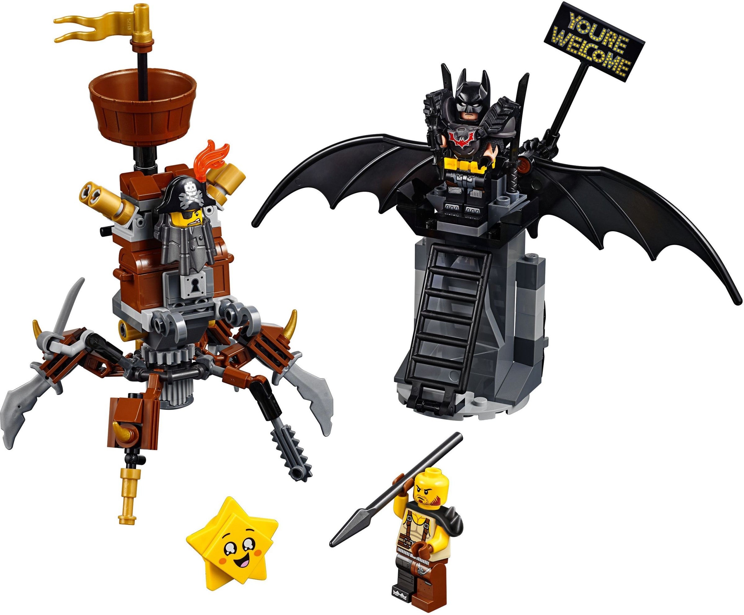 LEGO The LEGO Movie 2 Einsatzbereiter Batman und Eisenbart 70836