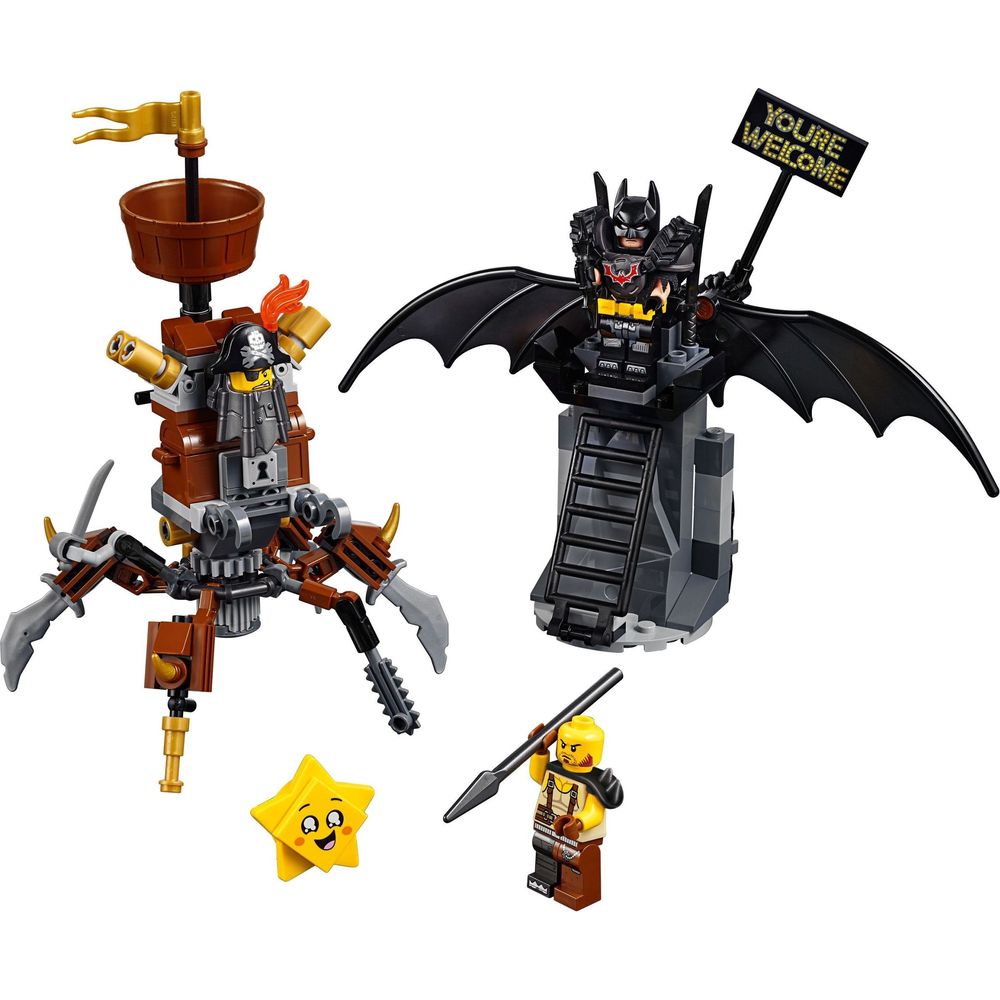 LEGO The LEGO Movie 2 Einsatzbereiter Batman und Eisenbart 70836