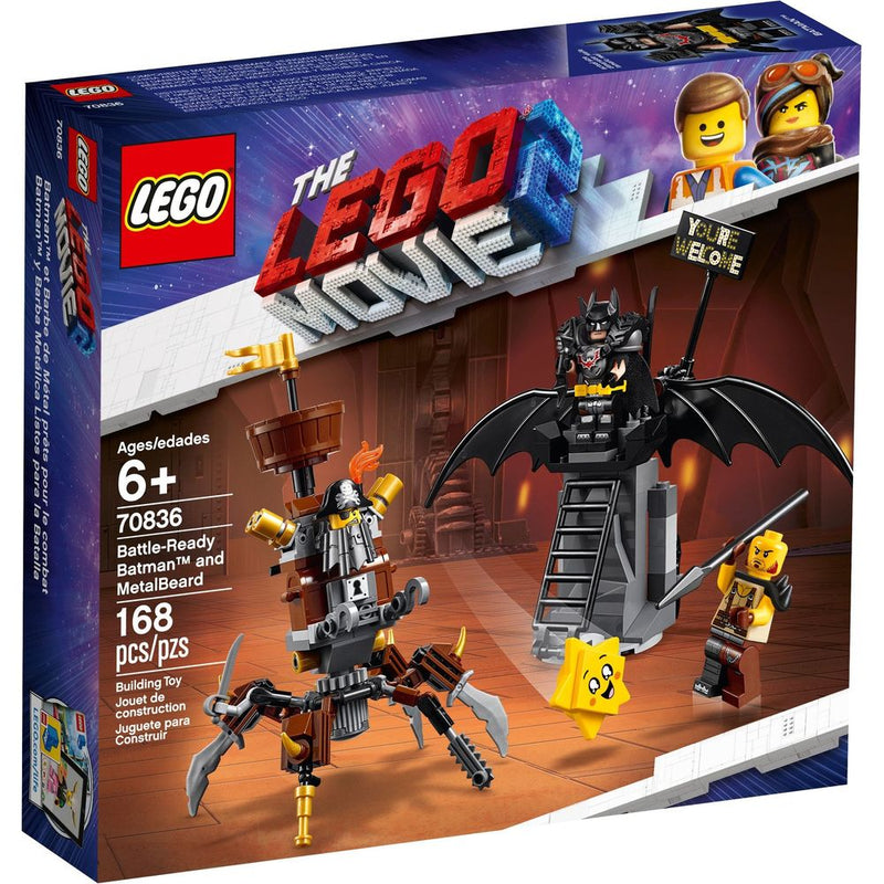 LEGO The LEGO Movie 2 Einsatzbereiter Batman und Eisenbart 70836