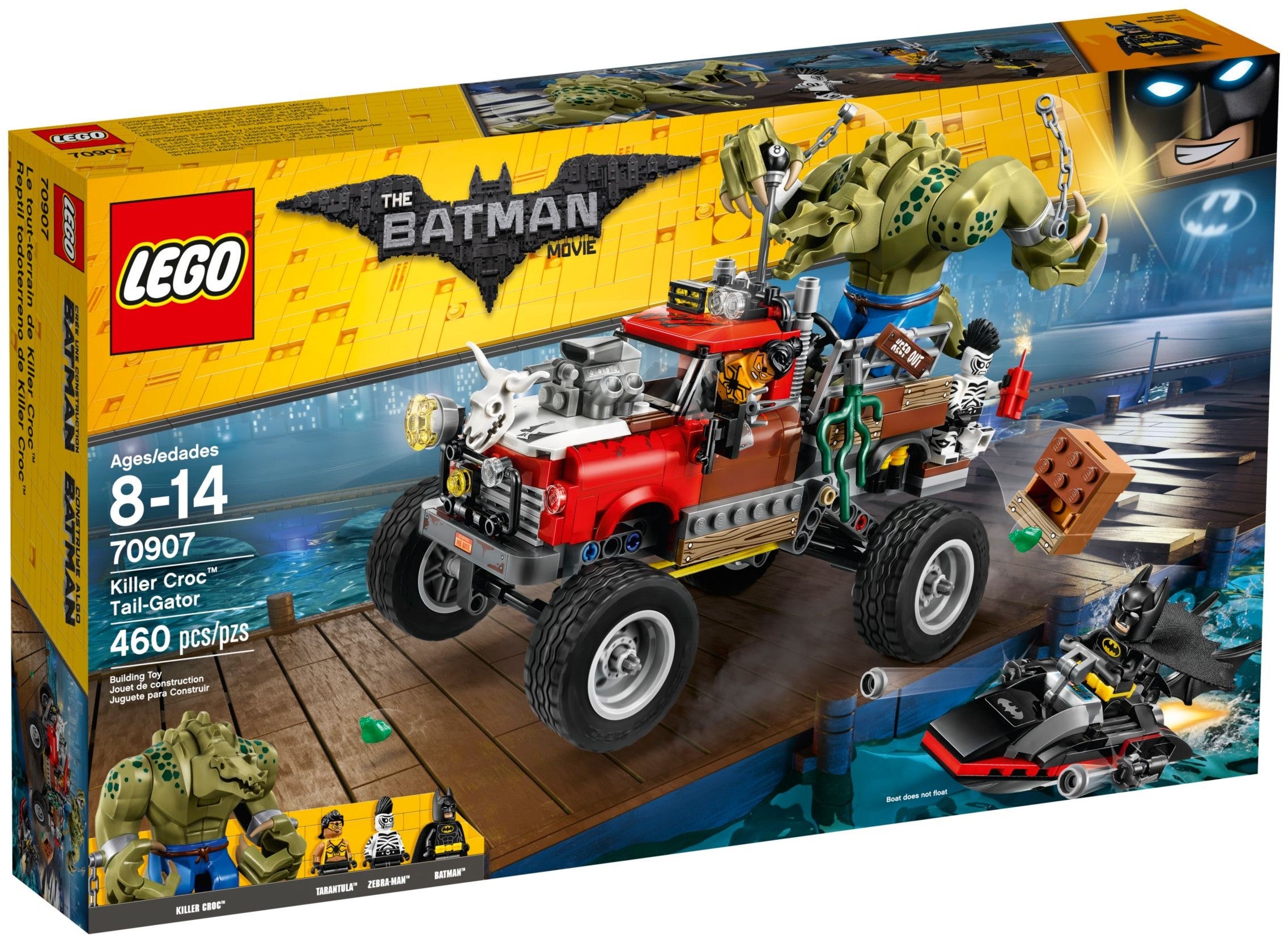 LEGO Movie Killer Croc Tail-Gator Batman 70907