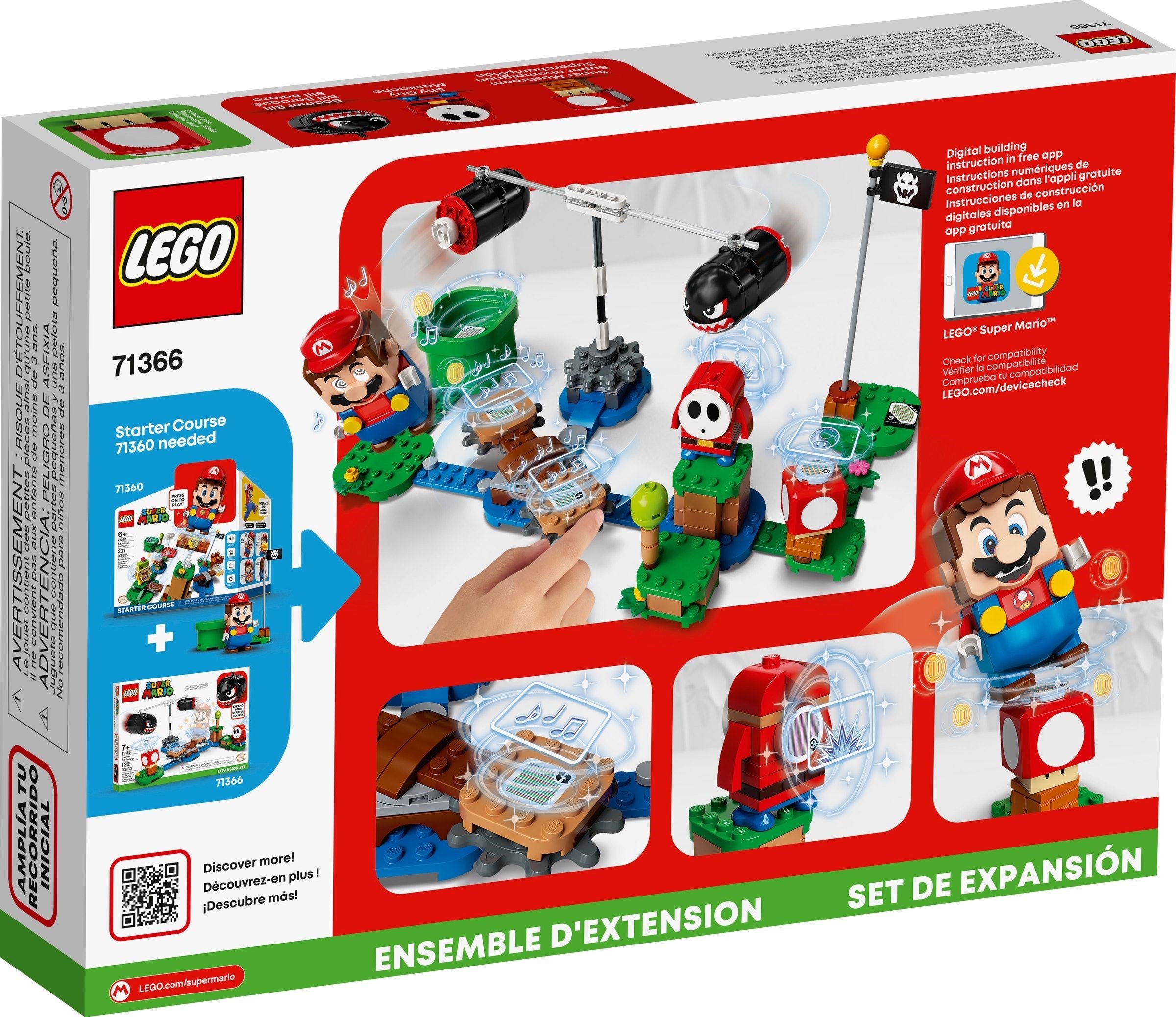 LEGO Super Mario Riesen-Kugelwillis- Erweiterungsset 71366