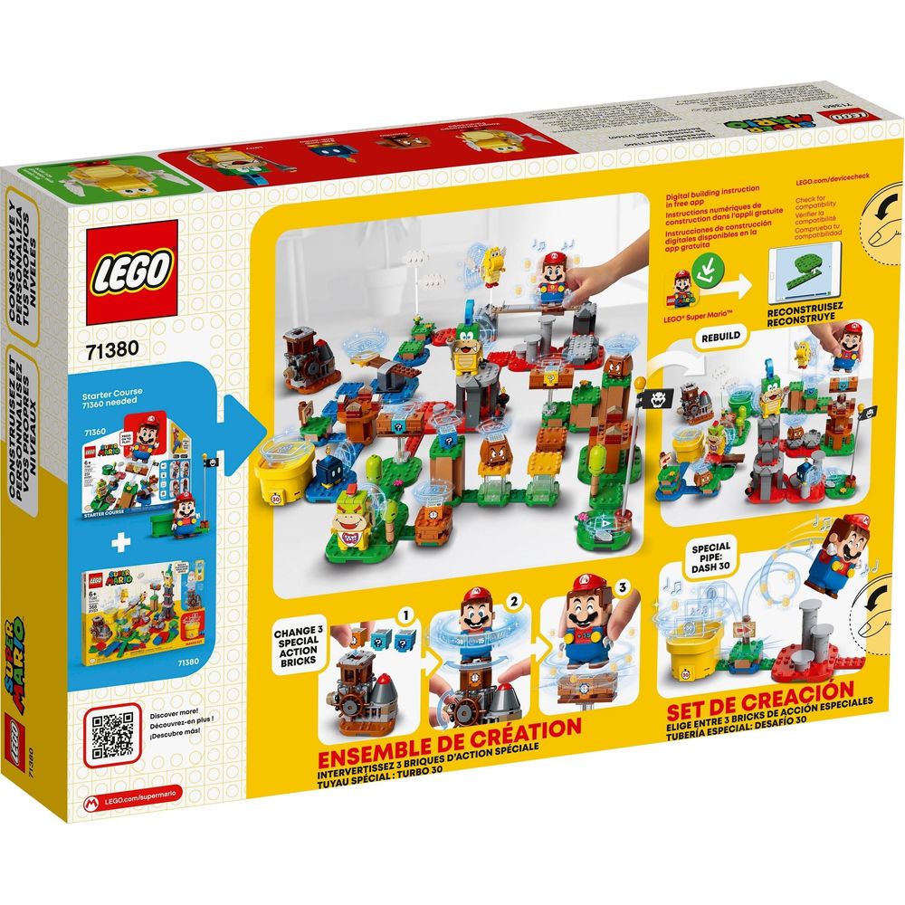 LEGO Super Mario Builder Set pour votre propre aventure 71380