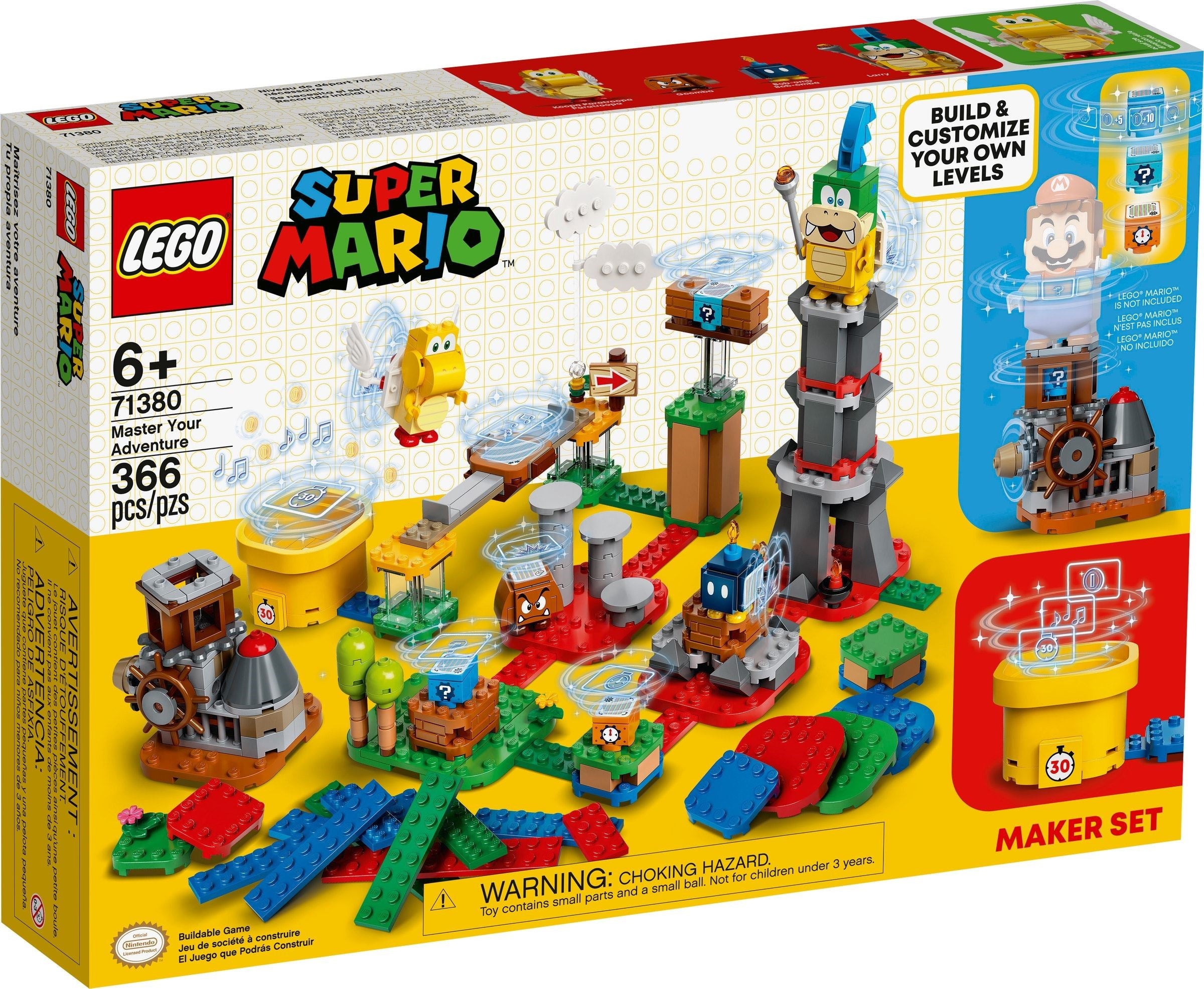 LEGO Super Mario Builder Set pour votre propre aventure 71380
