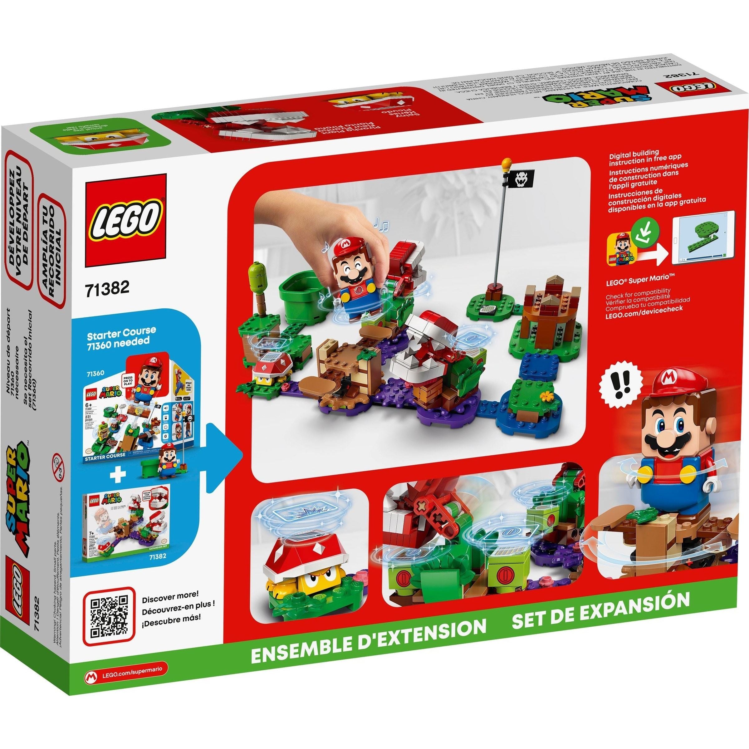 LEGO Super Mario Piranha-Pflanzen-Herausforderung – Erweiterungsset 71382