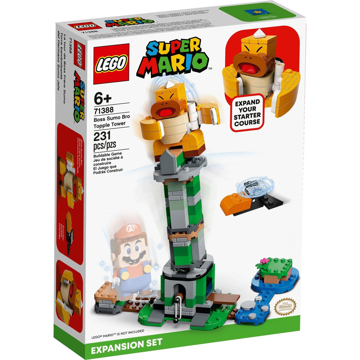 LEGO Super Mario Kippturm mit Sumo-Bruder-Boss 71388