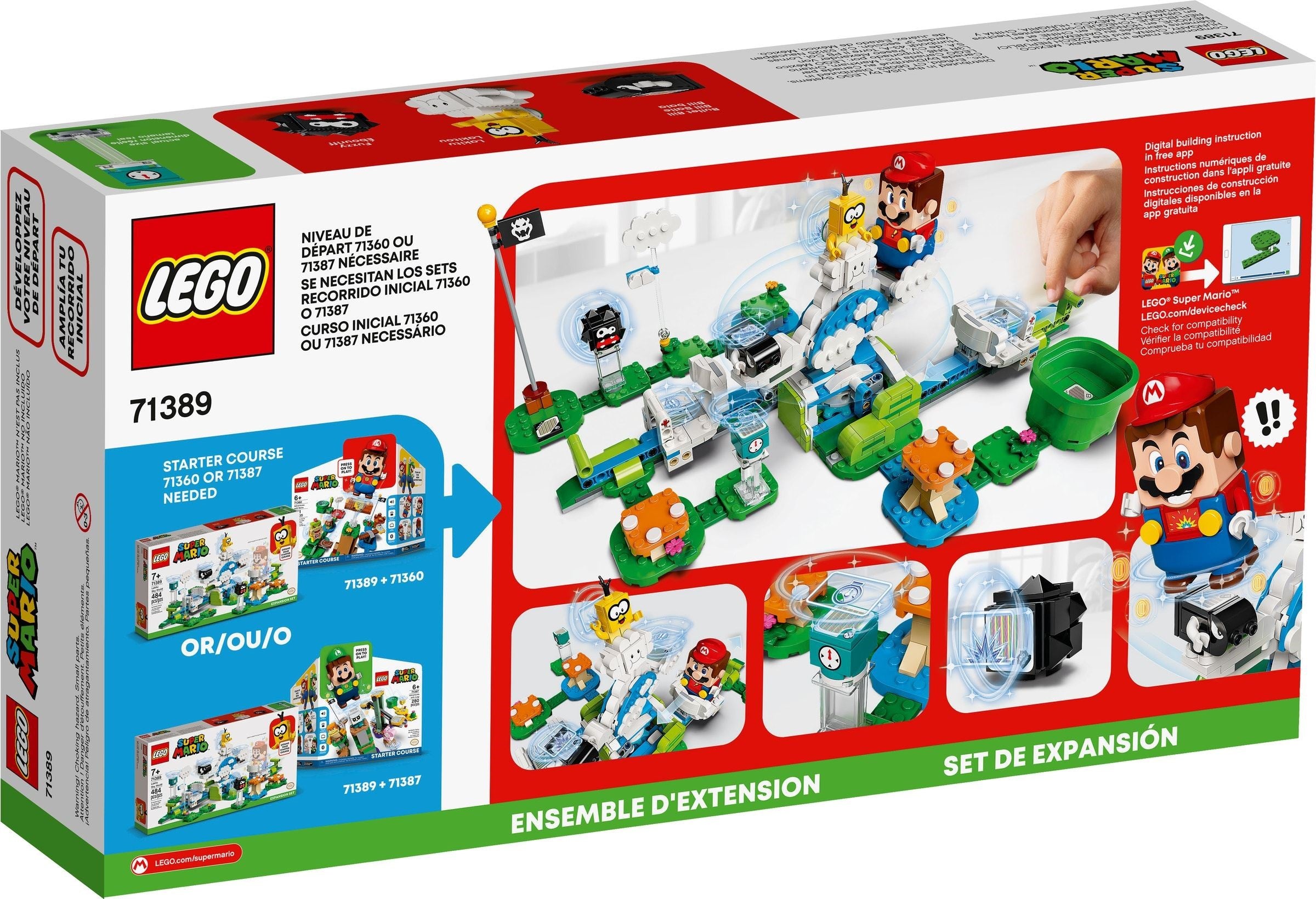 LEGO Super Mario Lakitus Wolkenwelt – Erweiterungsset 71389