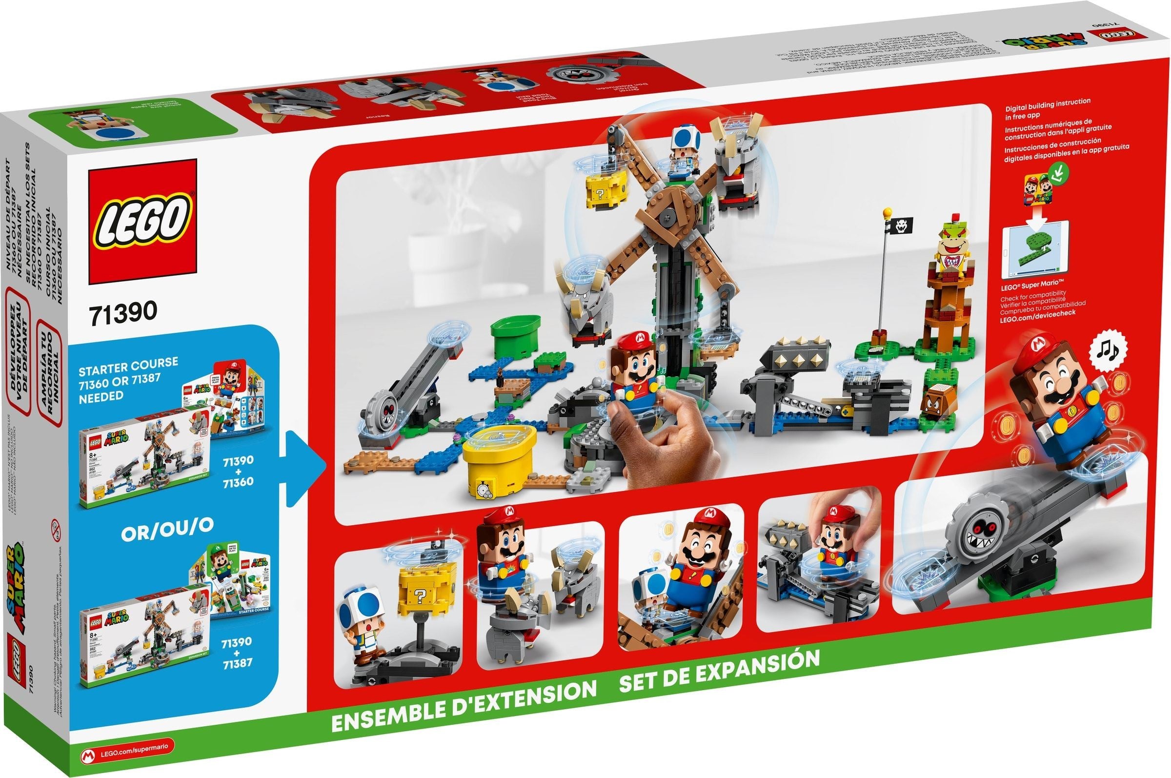 LEGO Super Mario Reznors Absturz Erweiterungsset 71390