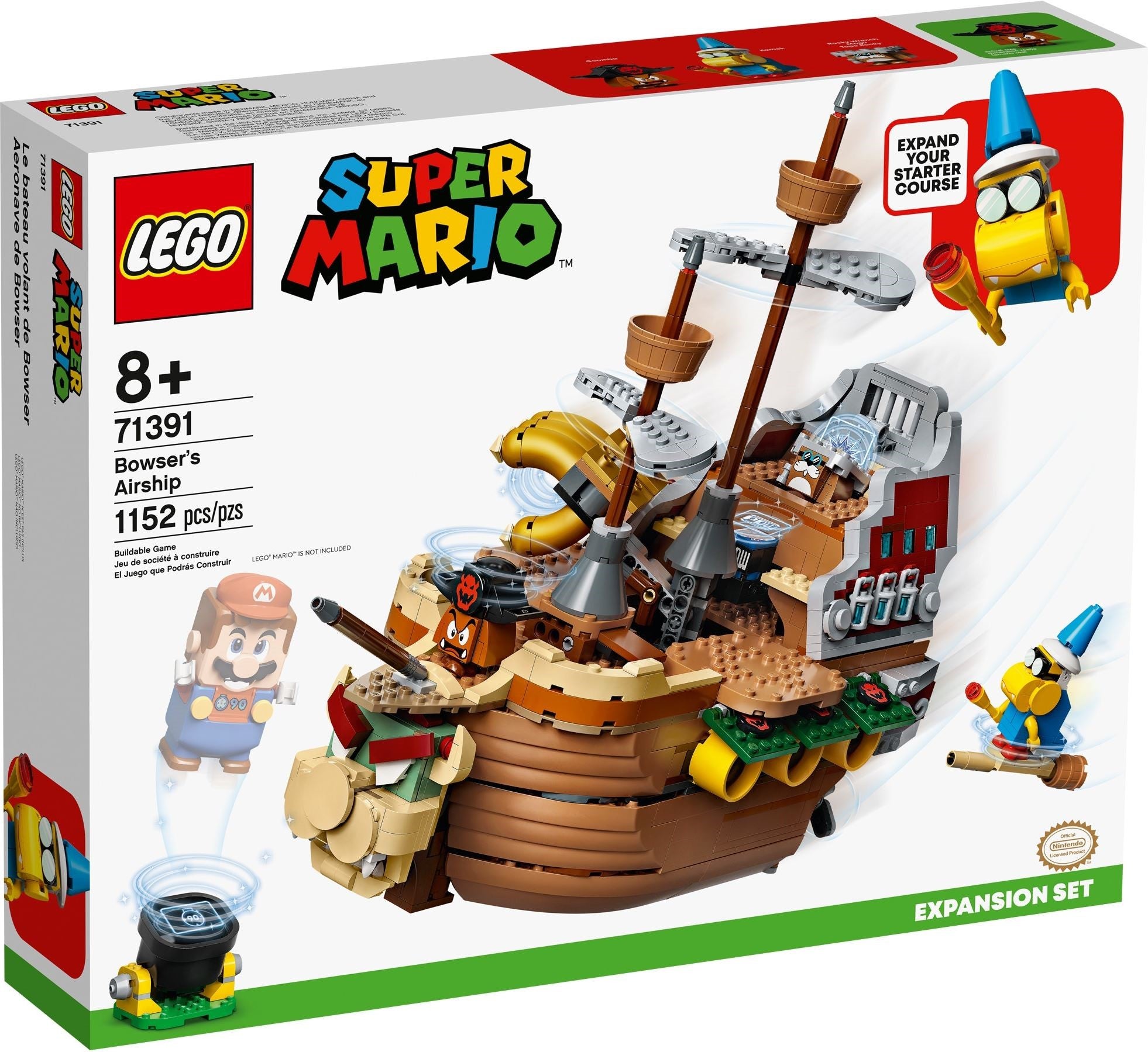 LEGO Super Mario Bowsers Luftschiff Erweiterungsset 71391