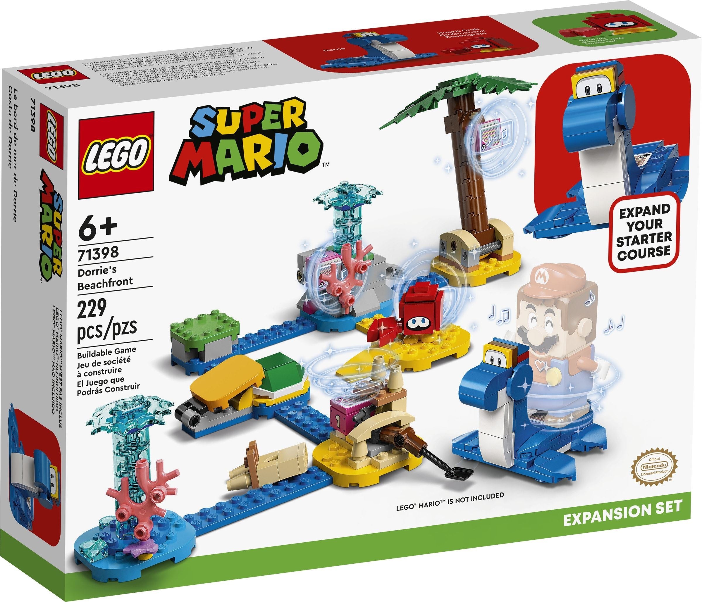 <transcy>LEGO Super Mario Dorrie Beach Ground - Set d'extension 71398</transcy>
