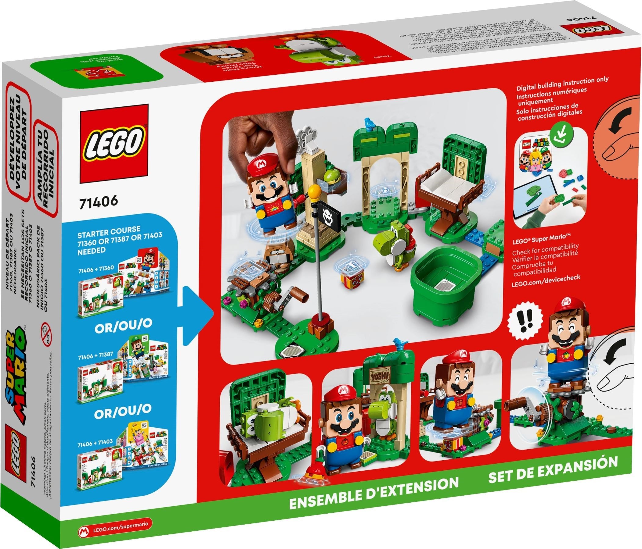 LEGO Super Mario Yoshis Geschenkhaus - Erweiterungsset 71406