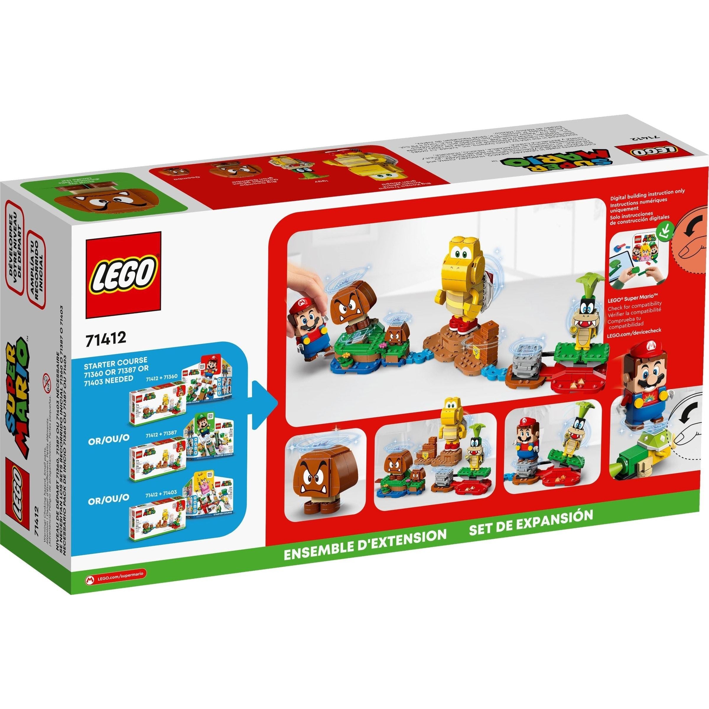 LEGO Super Mario Garstiges Maxi-Eiland - Erweiterungsset 71412