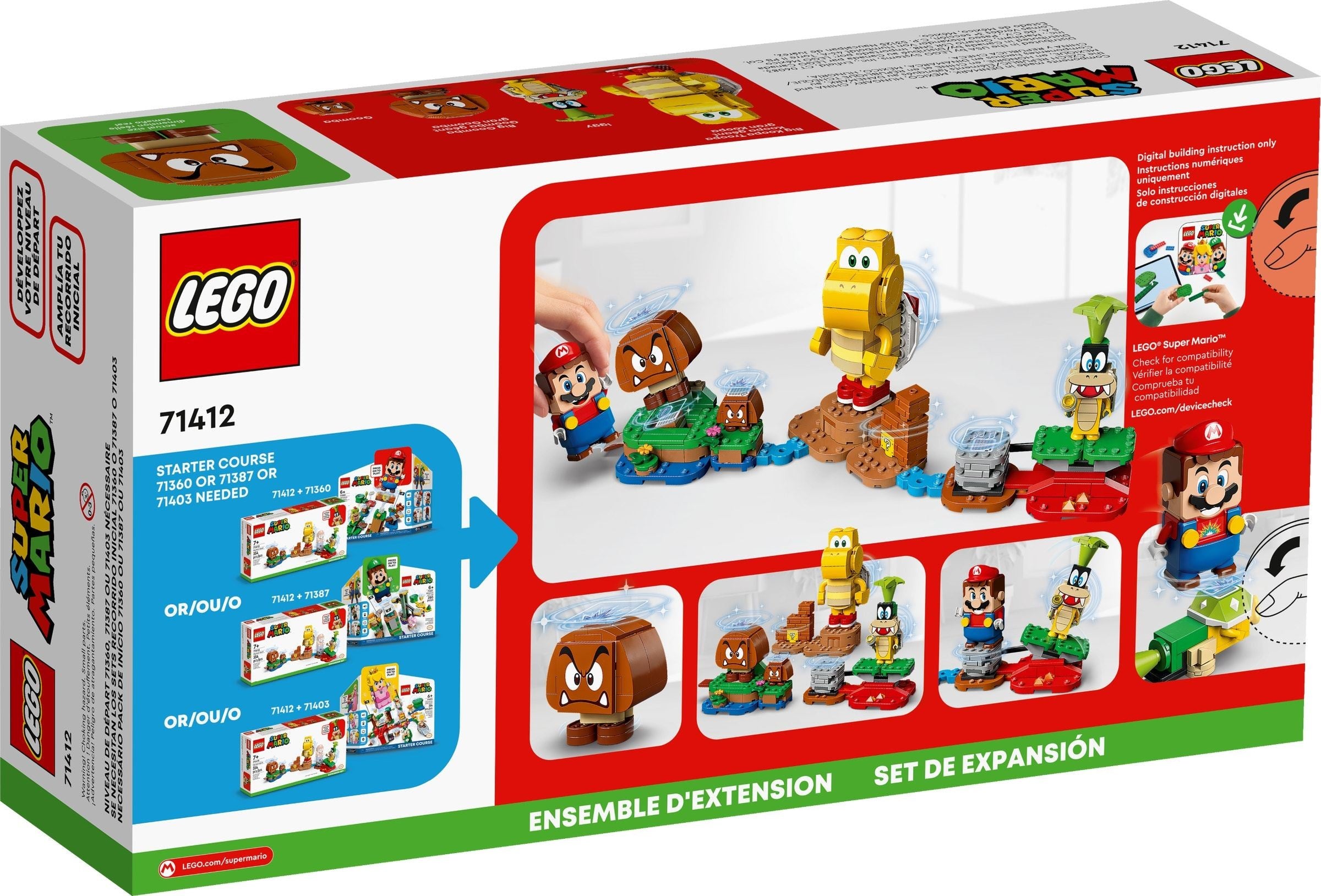 LEGO Super Mario Garstiges Maxi-Eiland - Erweiterungsset 71412