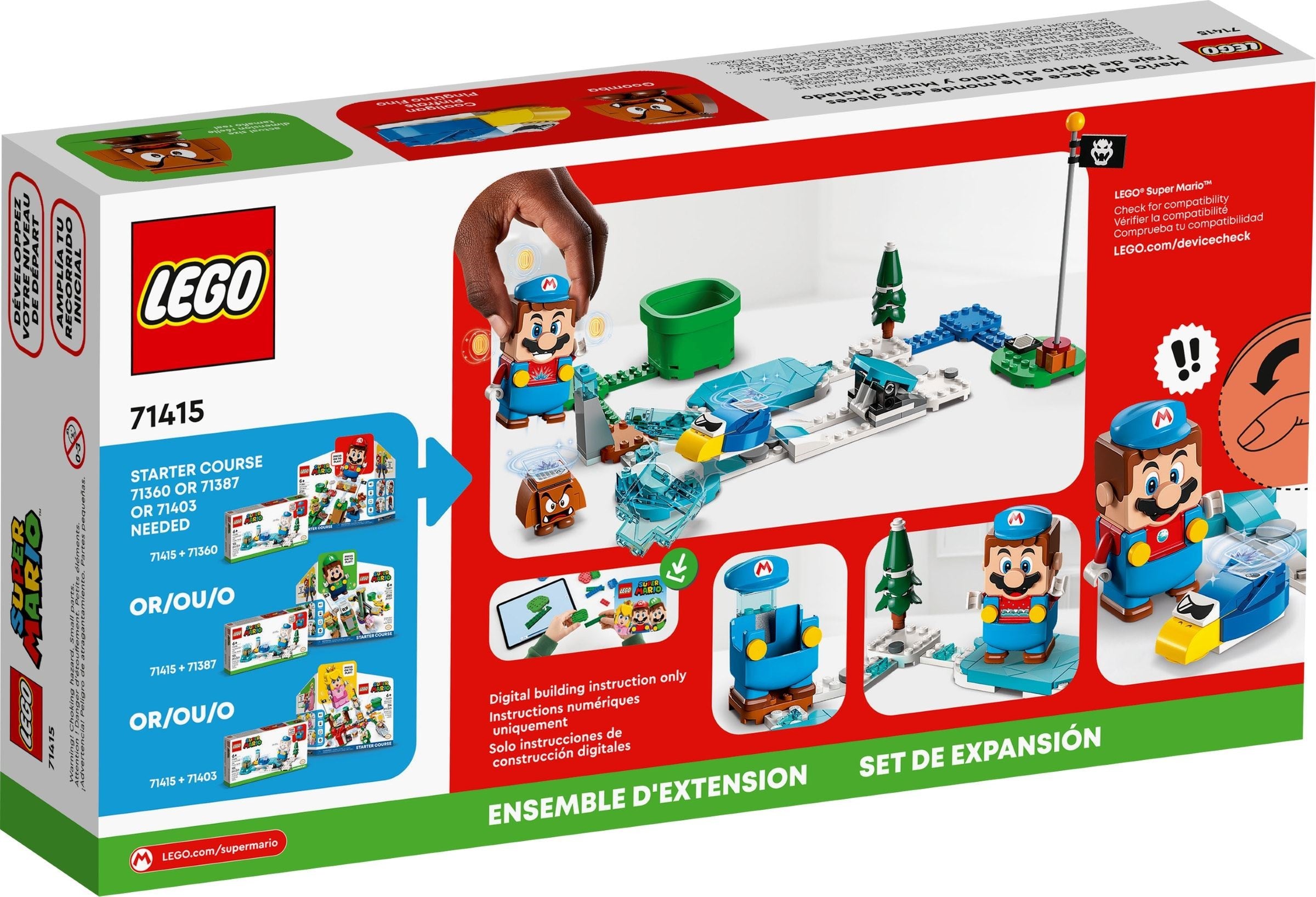 LEGO Super Mario Eis-Mario-Anzug Erweiterungsset 71415