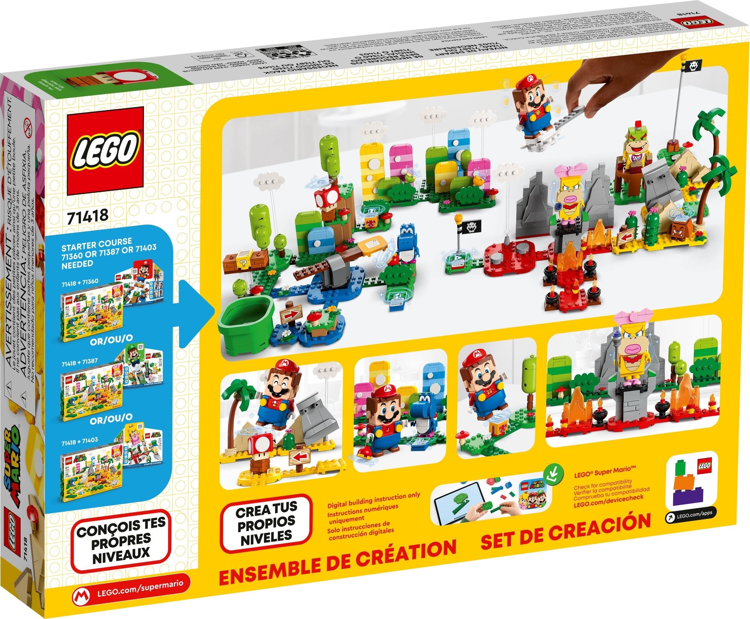 LEGO Super Mario Kreativbox Leveldesigner-Set 71418