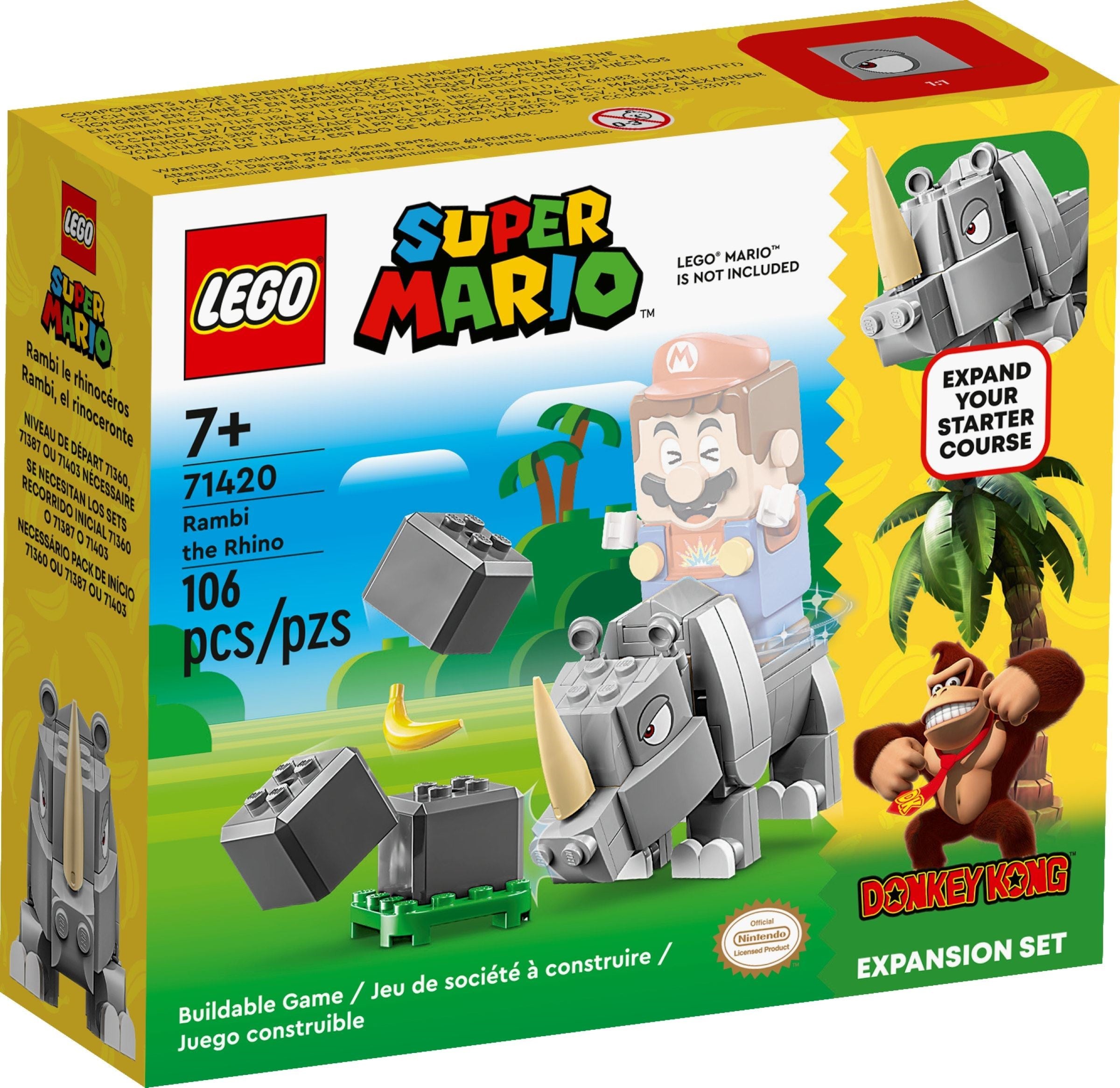 LEGO Super Mario Rambi das Rhino – Erweiterung 71420