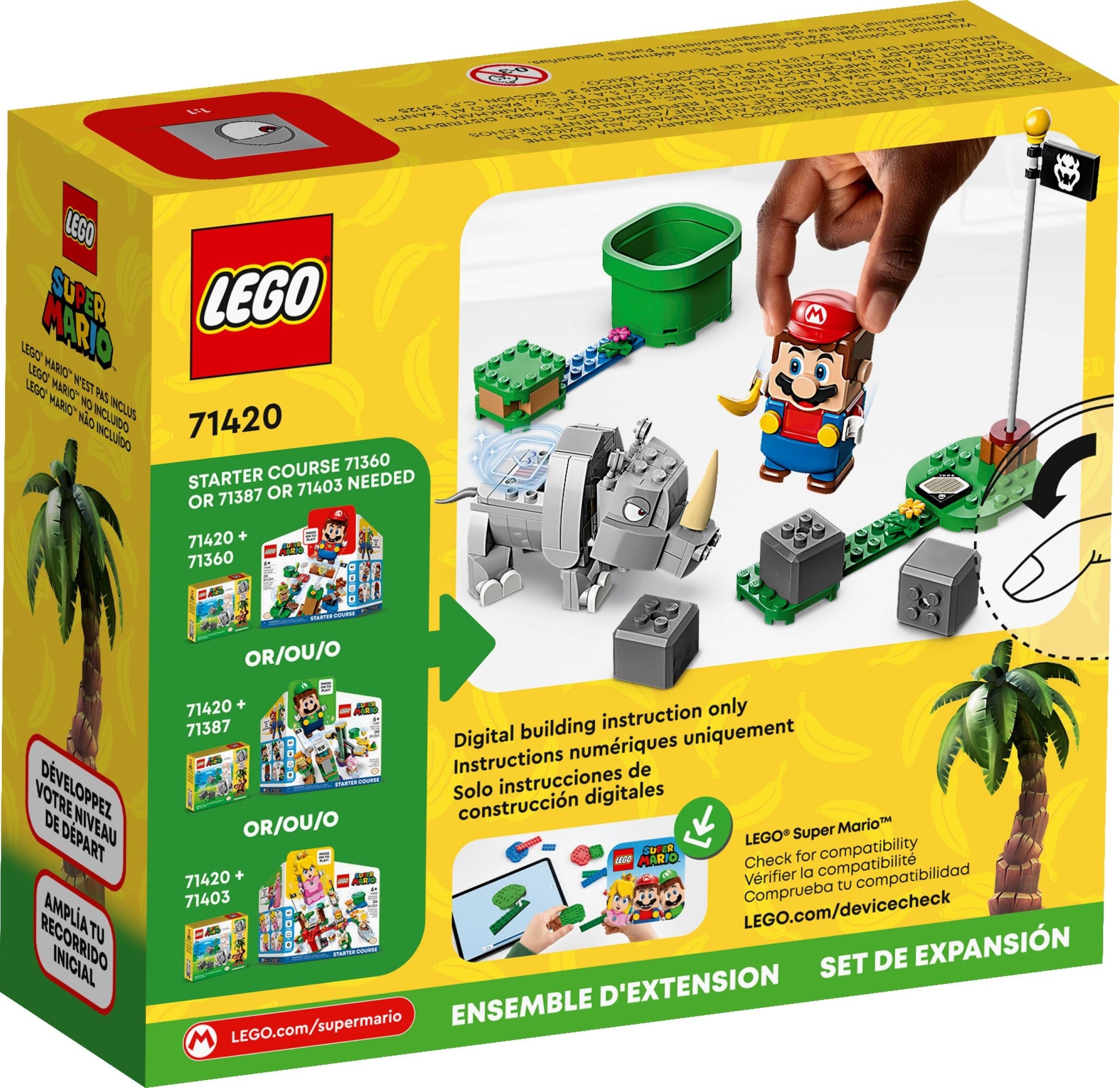 LEGO Super Mario Rambi das Rhino – Erweiterung 71420