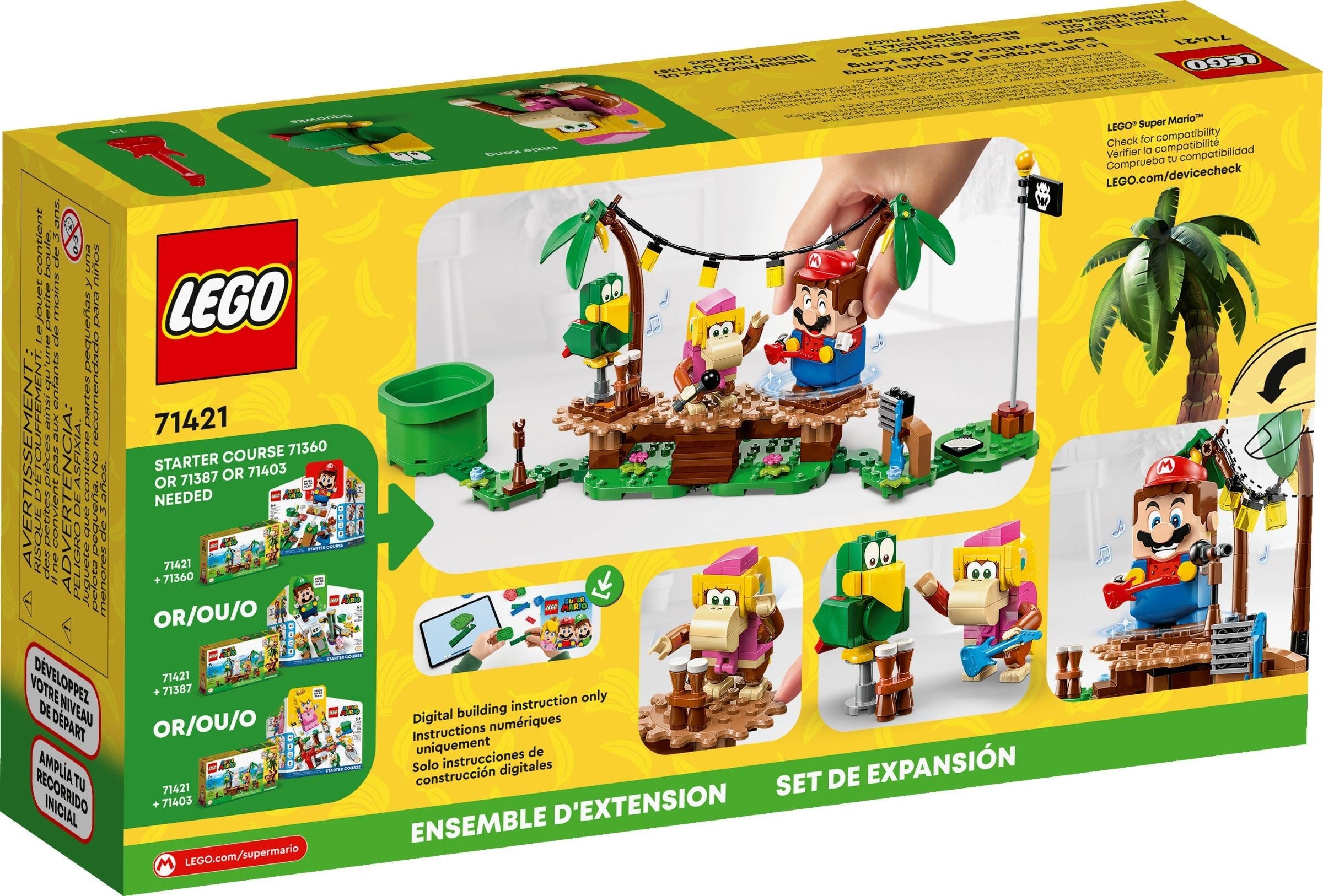 LEGO Super Mario Dixie Kongs Dschungel-Jam – Erweiterung 71421