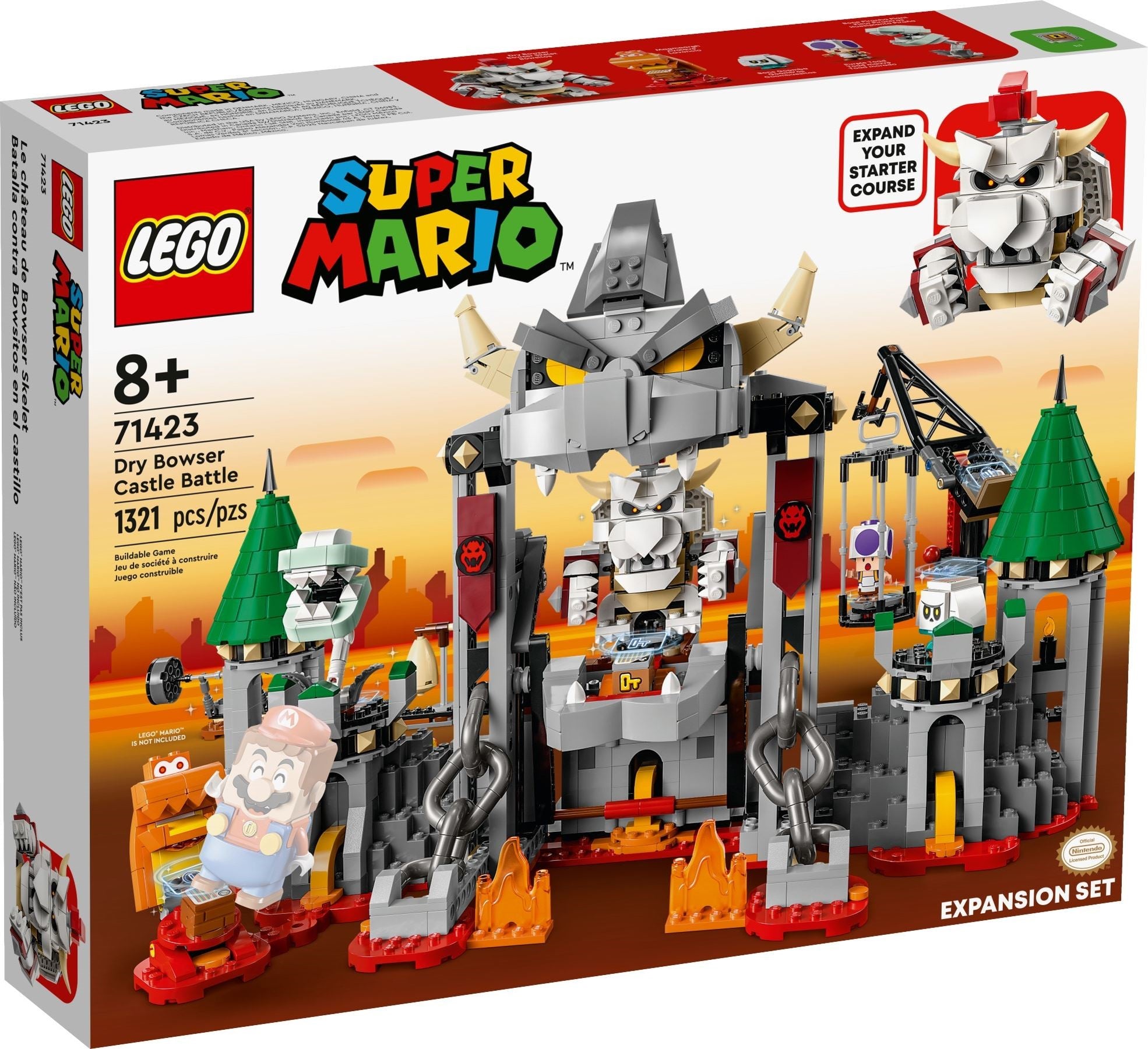 LEGO Super Mario Knochen-Bowsers Festungsschlacht - Erweiterung 71423