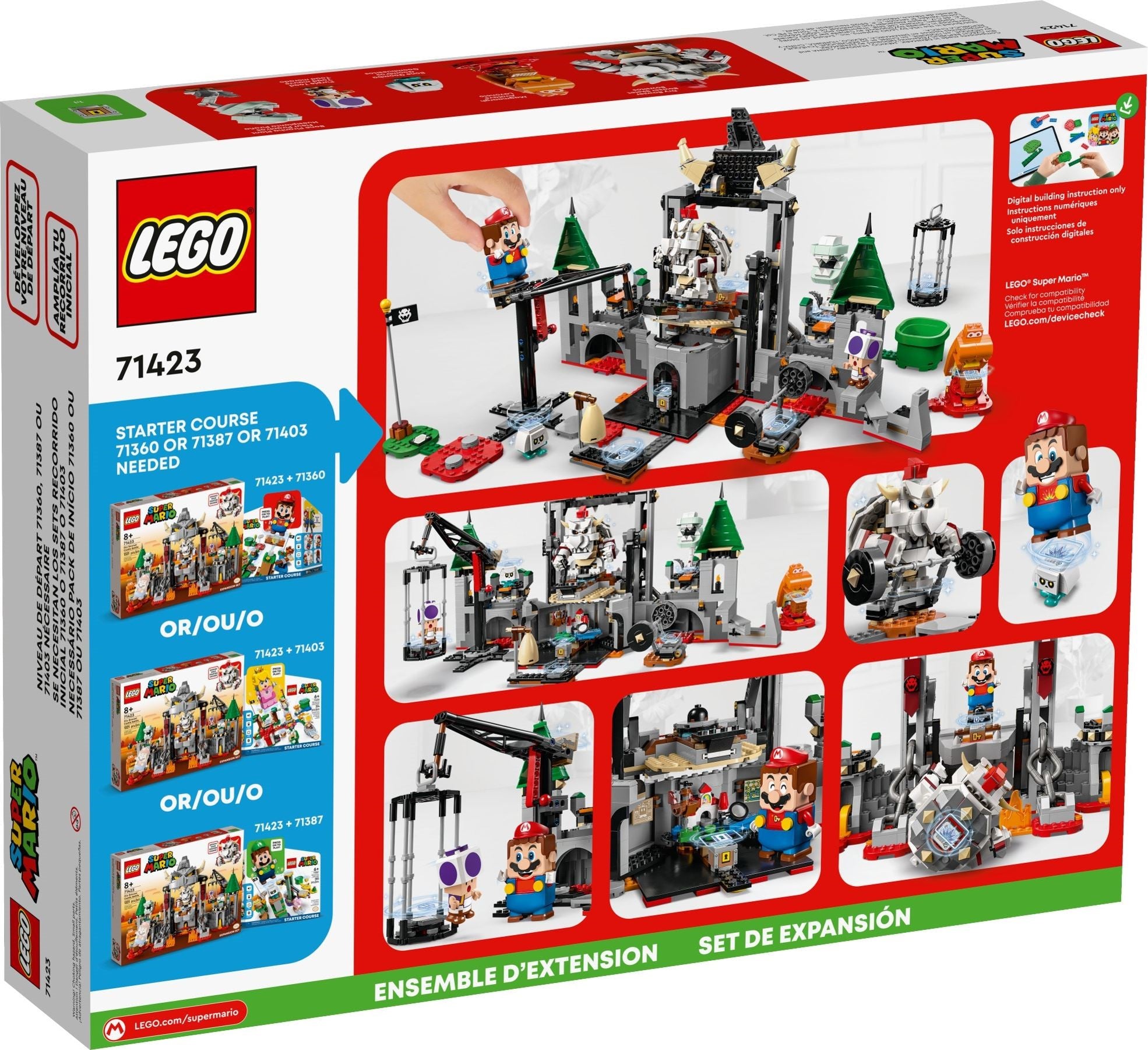 LEGO Super Mario Knochen-Bowsers Festungsschlacht - Erweiterung 71423