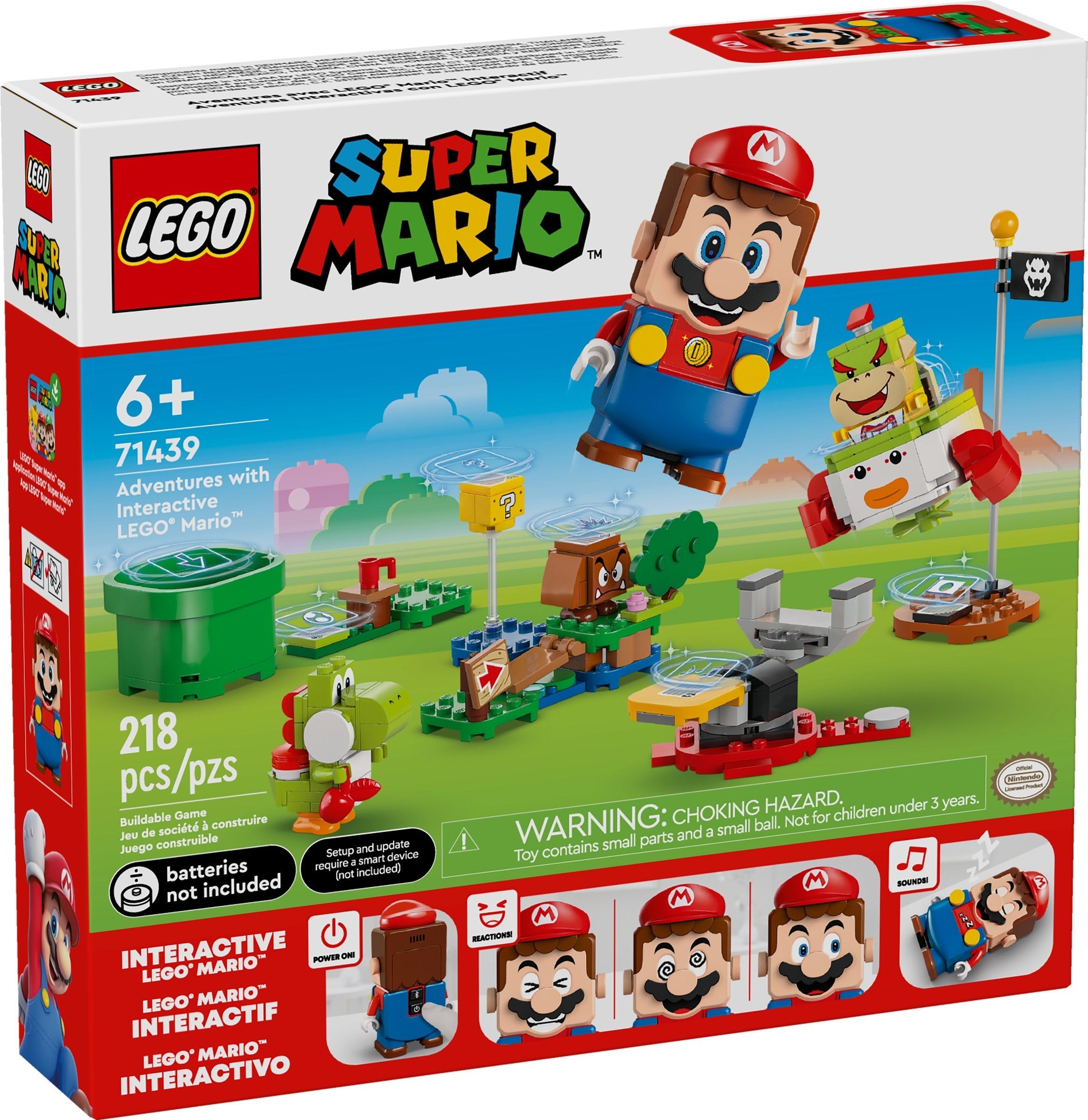 LEGO Super Mario Abenteuer mit dem interaktiven Mario 71439