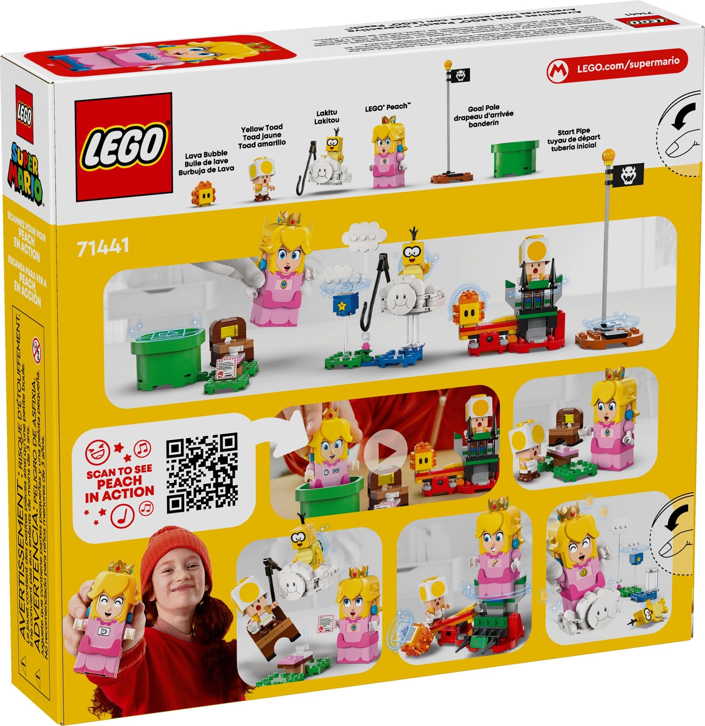 LEGO Super Mario Abenteuer mit der inaktiven Peach 71441