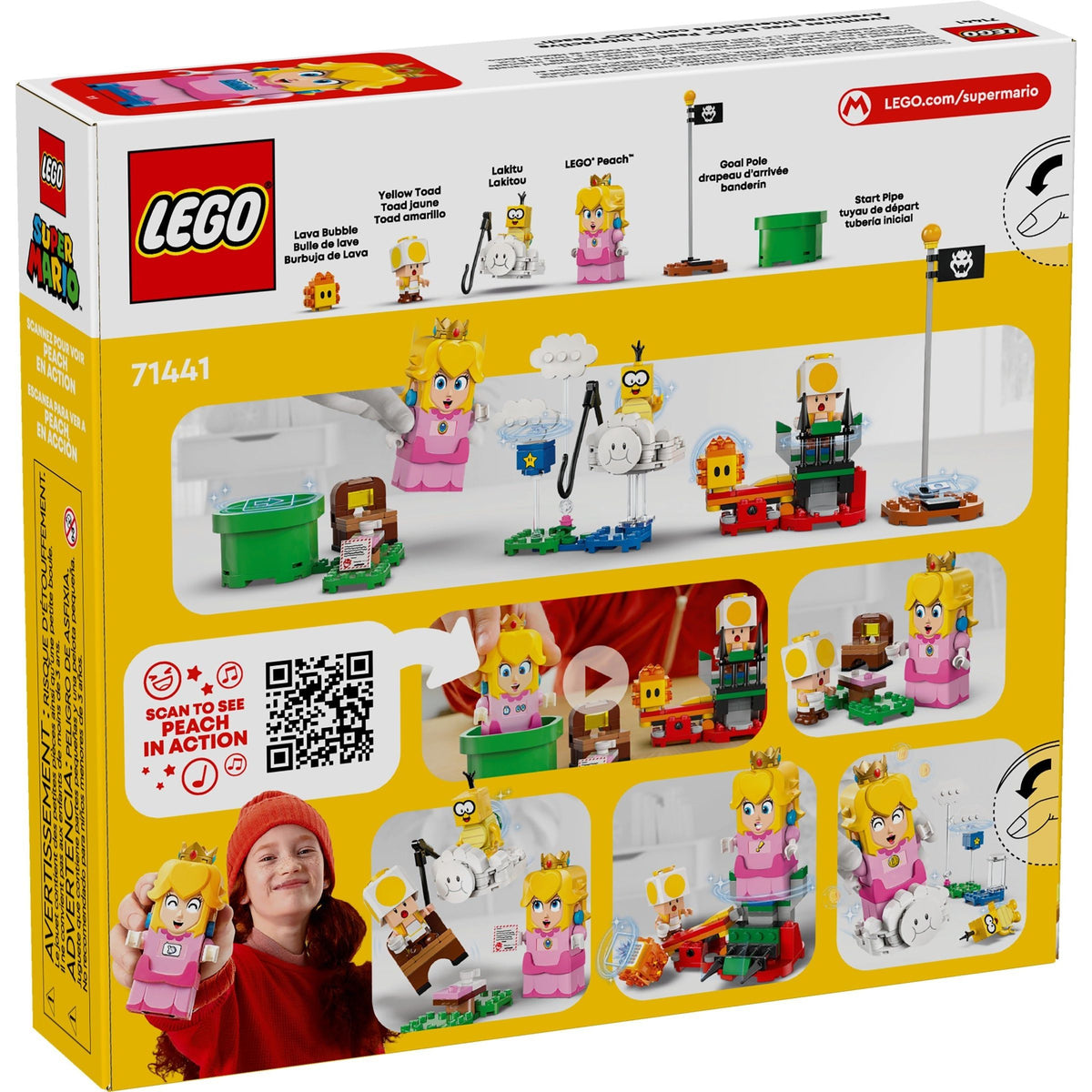 LEGO Super Mario Abenteuer mit der inaktiven Peach 71441
