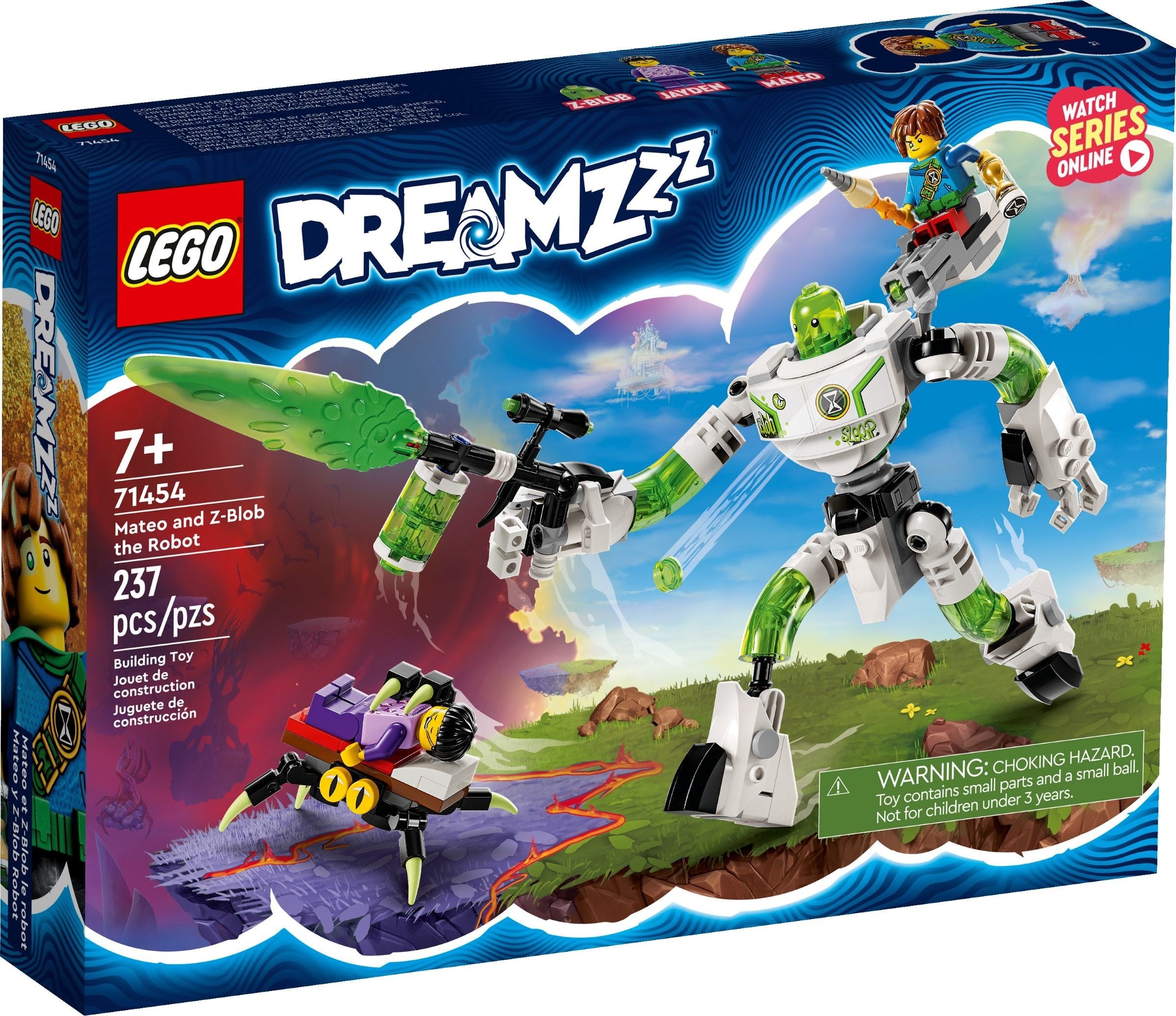LEGO DreamZzz Mateo und Roboter Z-Blob 71454
