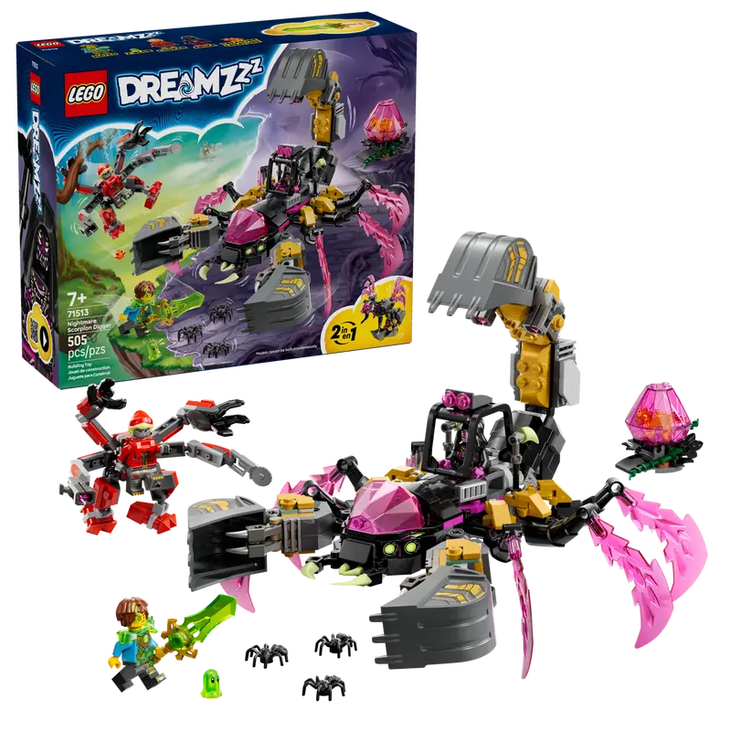 LEGO DREAMZzz Albtraum-Skorpionbagger 71513