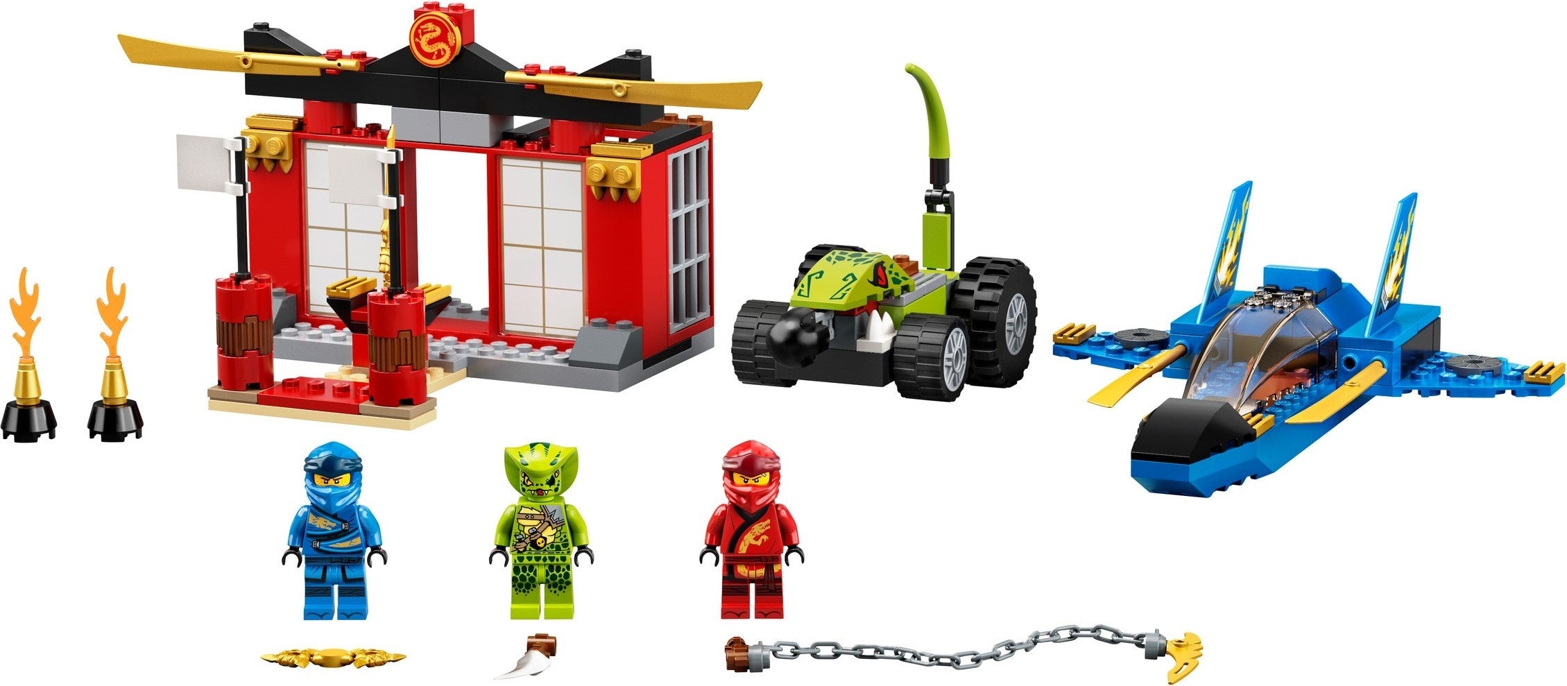 LEGO Ninjago bataille de force avec le jet de tonnerre 71703