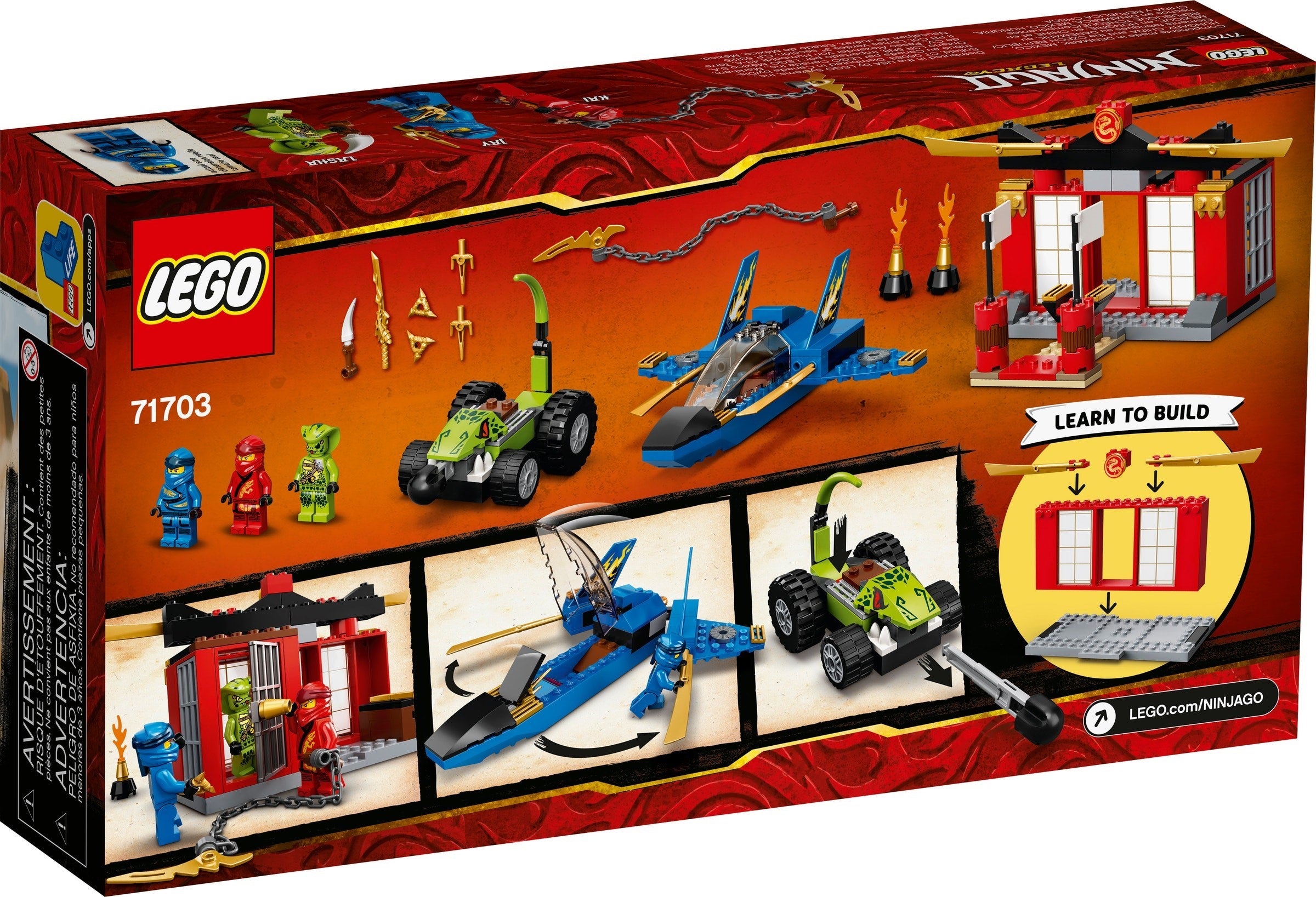 LEGO Ninjago Kräftemessen mit dem Donner-Jet 71703