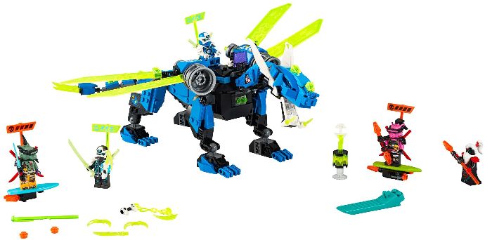 LEGO NINJAGO Bauspielzeug Jays Cyber-Drache 71711