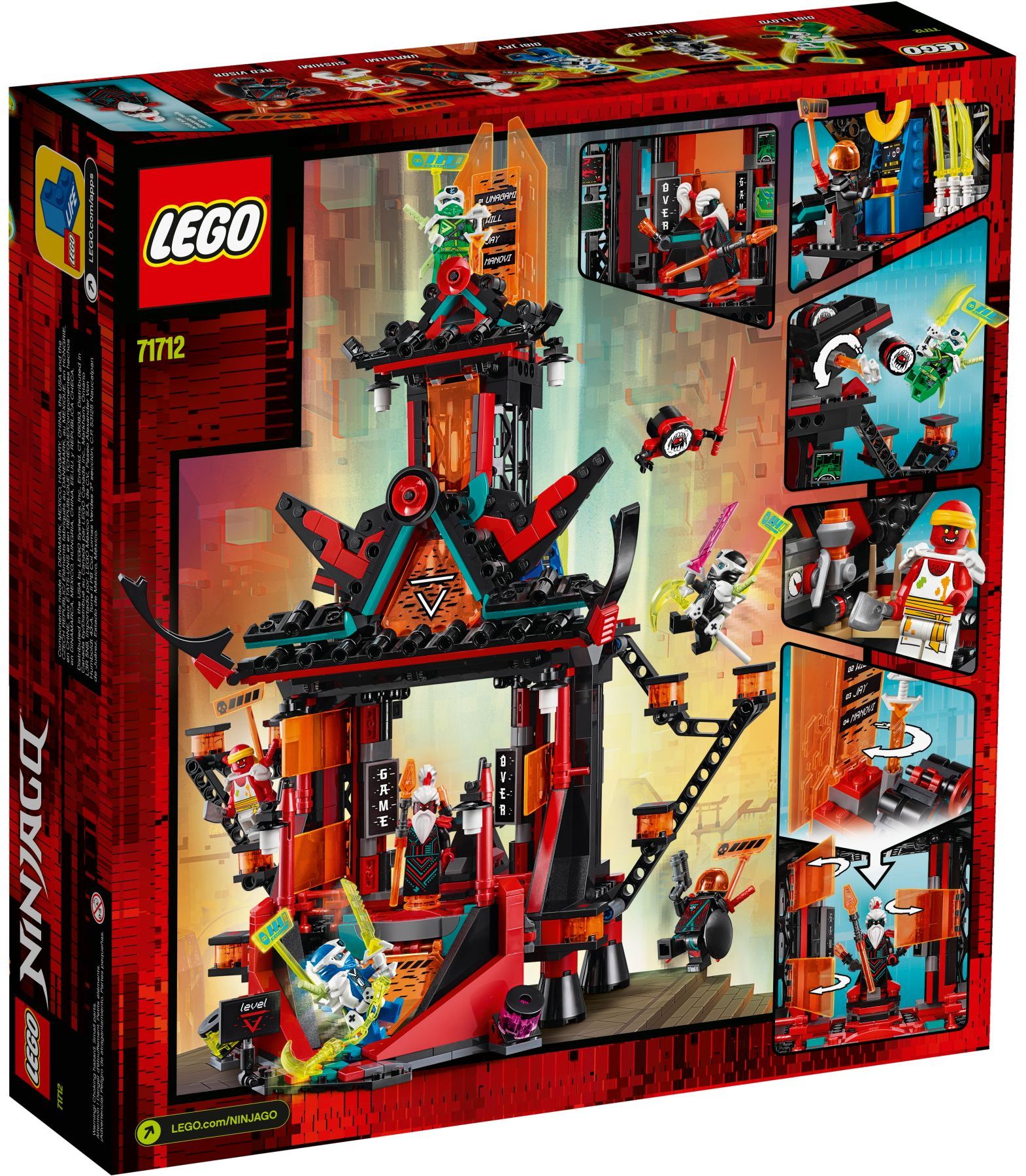 LEGO Ninjago Tempel des Unsinns 71712